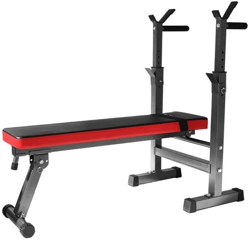 Salesbay Multi-Station Foldable Bench Press Incline Home Gym Fitness Olympic Weights Station Rack image number 5