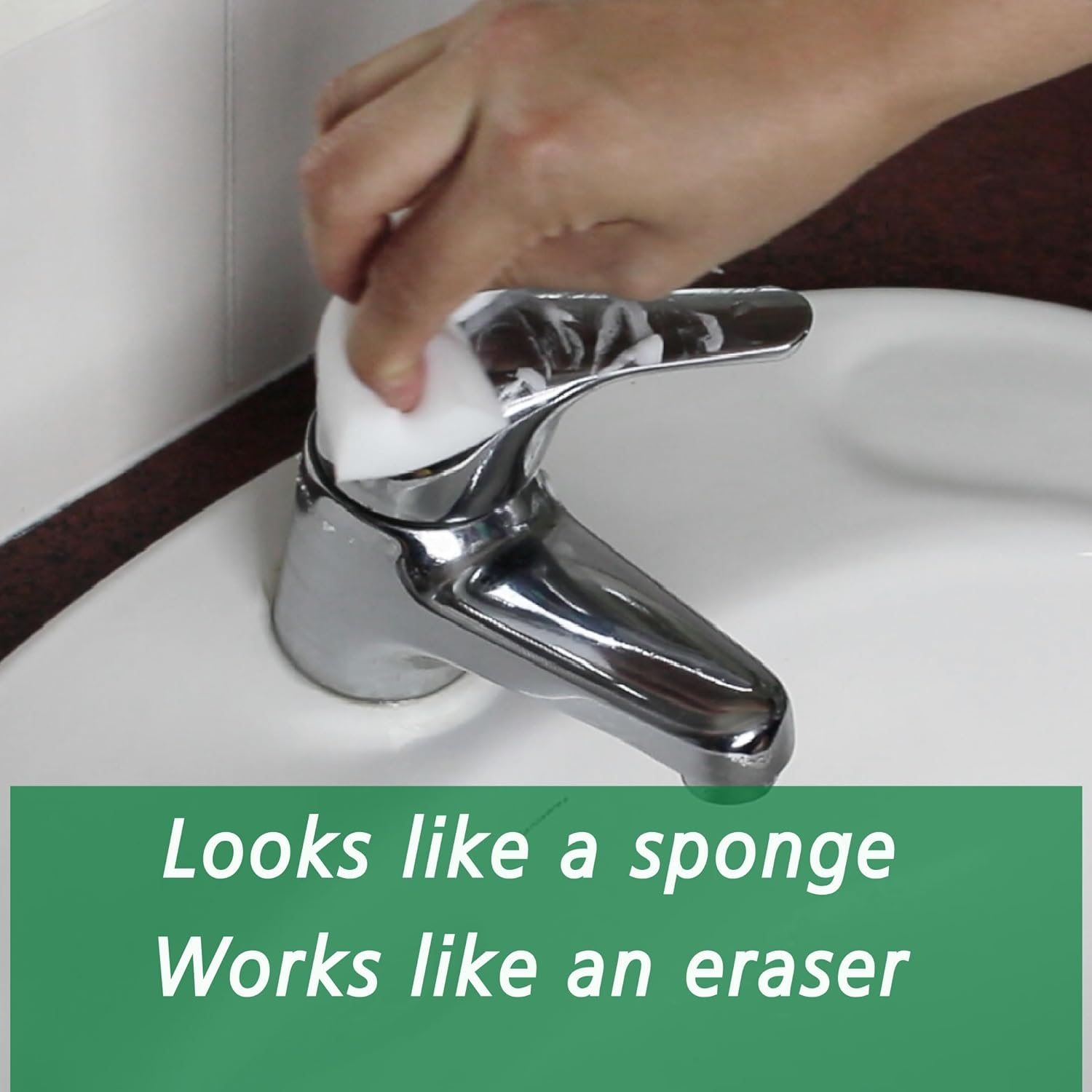 White Magic King Eco Eraser Sponge &ndash; Extra-Large 28 X 11 X 4Cm, Chemical-Free Stain Remover for Walls, Floors, Appliances & More, Micro-Abrasive Technology, Reusable & Long-Lasting image number 4