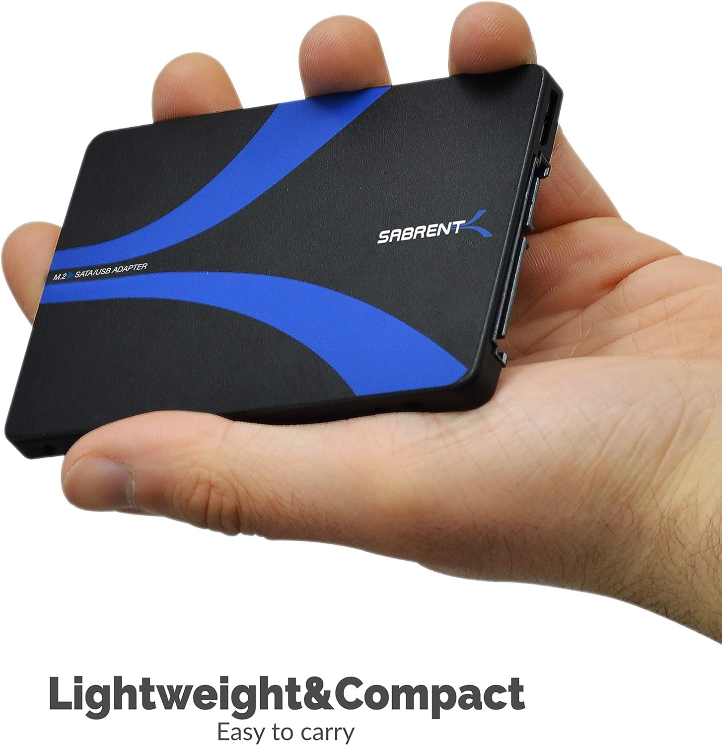 SABRENT M.2 SSD [NGFF] to USB 3.0 / SATA III 2.5-Inch Aluminum Enclosure Adapter (EC-M2CU) [Not Nvme] image number 2