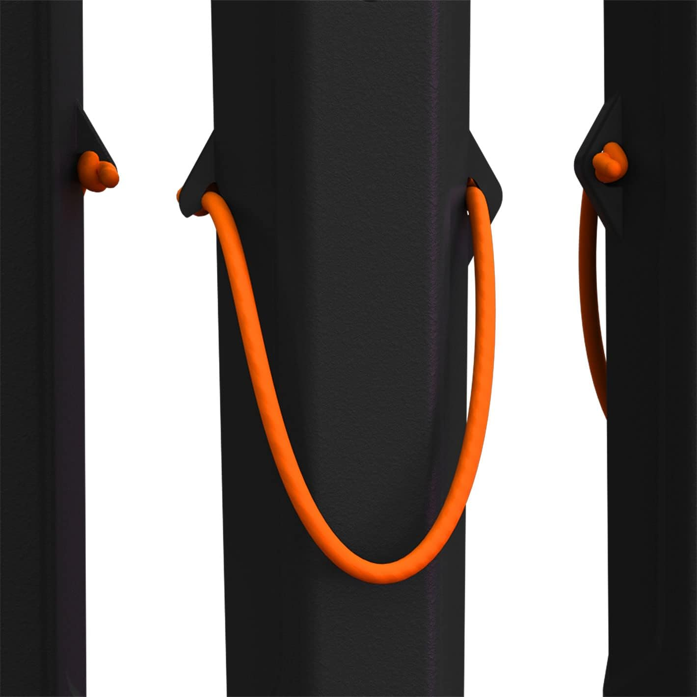 Pelican - Rocket Launcher Rod Holders - Adjustable 3 Rods Holder Fishing Poles - Universal Rod Holders, Black