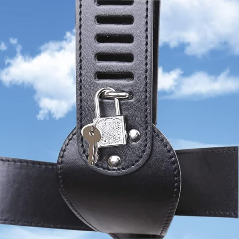 Chastity Belts for Adult Women Restraint Briefs -SM Bondage Kit Vibrator Strap-On Belt Female Chastity Sex Play Slave Punish Adult Toys image number 2