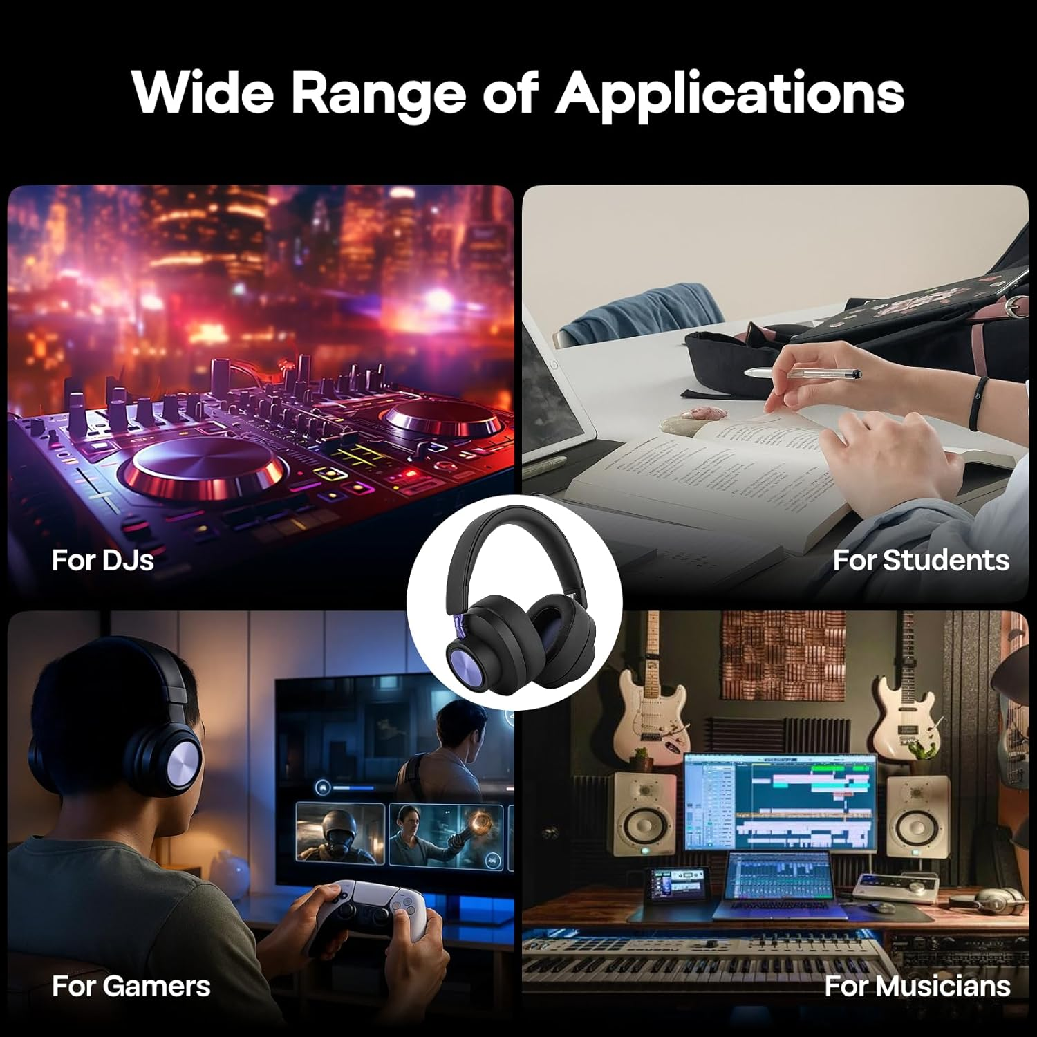 Linsoul Kiwi Ears X Z Reviews: Serene Planar Magnetic Driver Over-Ear Gaming Headphones, Fully Closed-Back, Passive Noise Cancelling, with Detachable Cable for DJ, Gamer, Musician