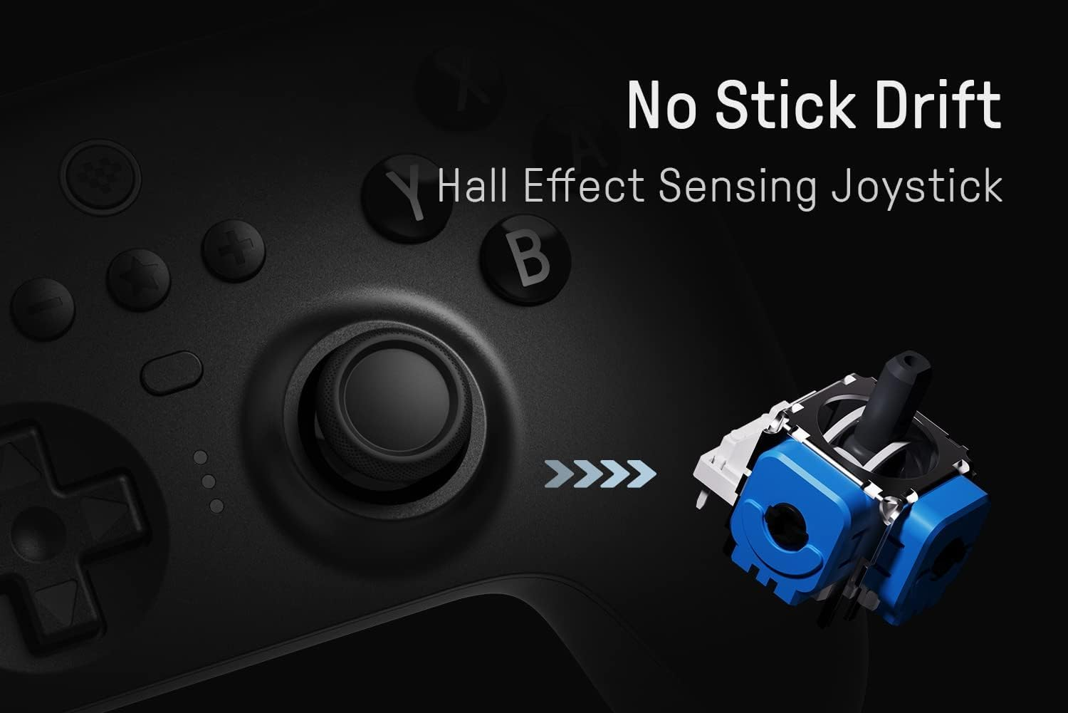 8Bitdo Ultimate Bluetooth Controller with Charging Dock, Wireless Pro Controller with Hall Effect Sensing Joystick, Compatible with Nintendo Switch/Windows/Steam Deck