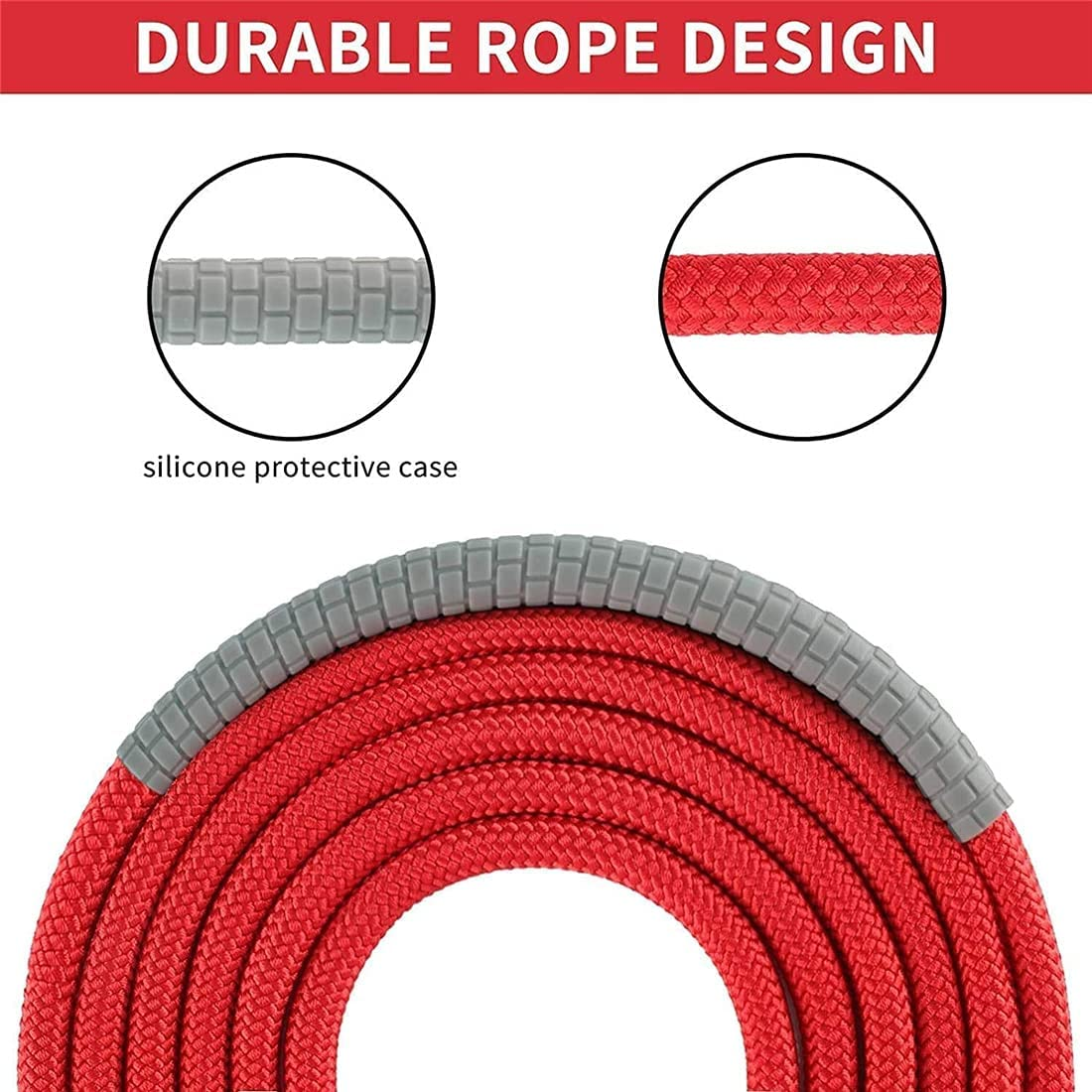 HUIRUMM Groups Rope Skipping, Multiplayer Rope Skipping Team Long Jump Rope,Best Team Group Skipping Rope for Kids and Adult, 5Meters -7Meters -10Meter for School Sport and Outdoor Activity image number 1