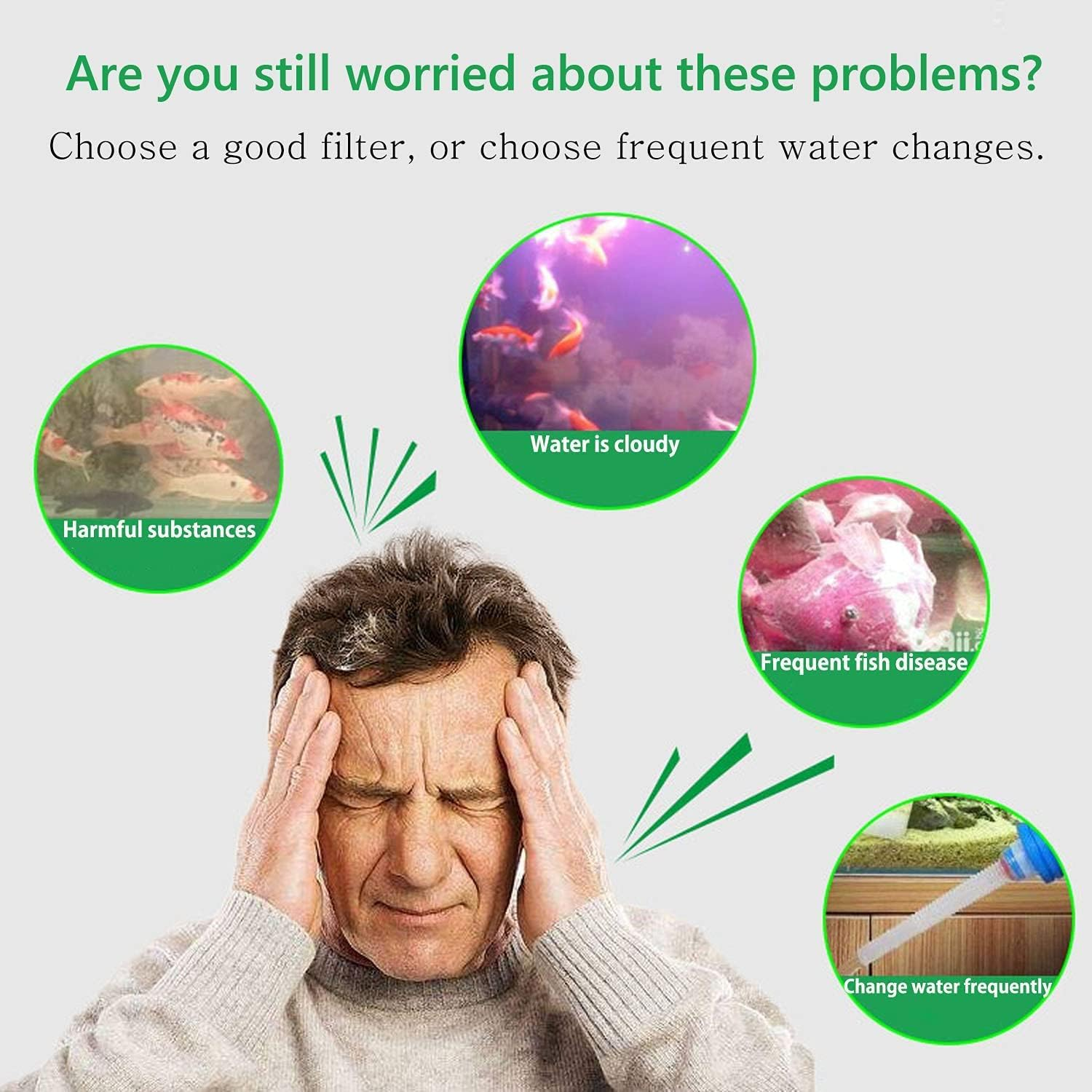 AIMALL 12In1 Ceramic Bio Ball Filter Media for Aquarium Fish Tank, Pond Filter, Biological Rings for Water Purification, Algae Prevention, and PH Stabilization image number 1