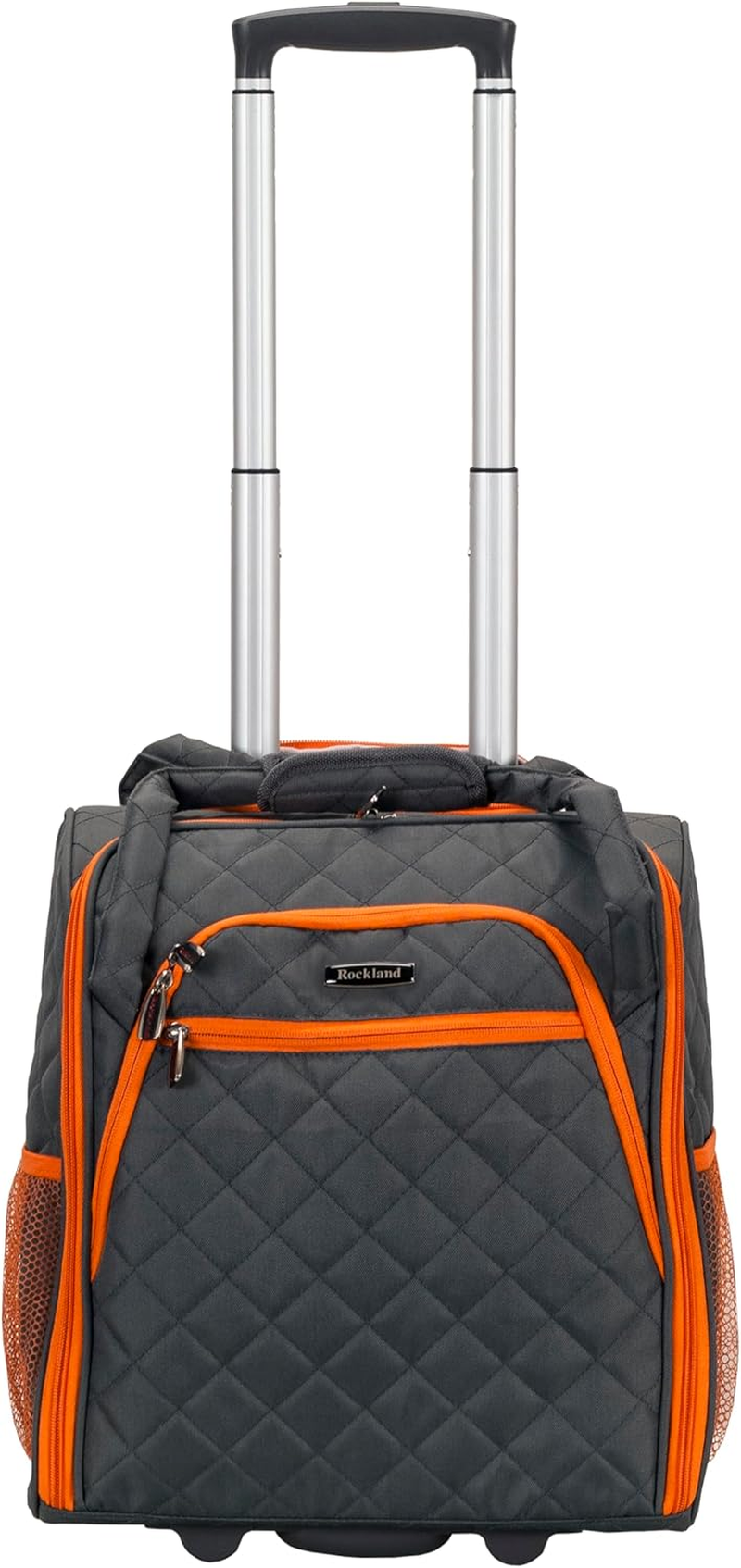 Rockland Melrose Upright Wheeled Underseater Carry-On Luggage image number 2