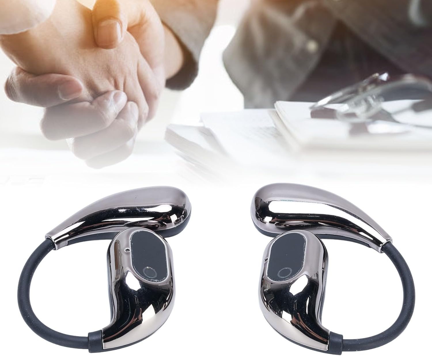 Jectse AI Translation Earbuds, Multifunctional Sound Transcription Image Real Time Chat Headphones, 138 Languages Powerful AI, Waterproof Long Battery Life image number 2