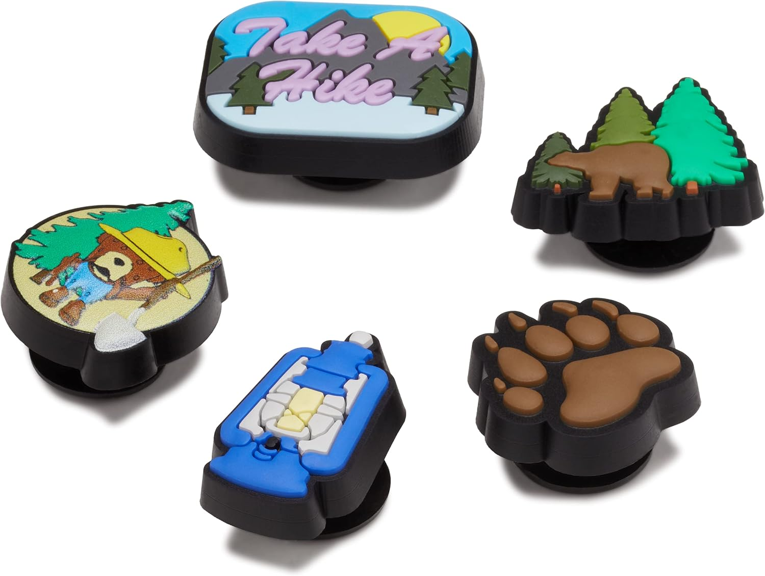 Crocs Unisex'S Take a Hike Shoe Charms, Multi Colour, One Size, Multi Colour, One Size image number 3