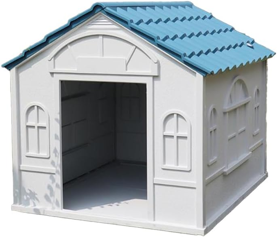 Outdoor Indoor Dog Kennel Plastic Puppy Pet House Weatherproof M11 image number 2