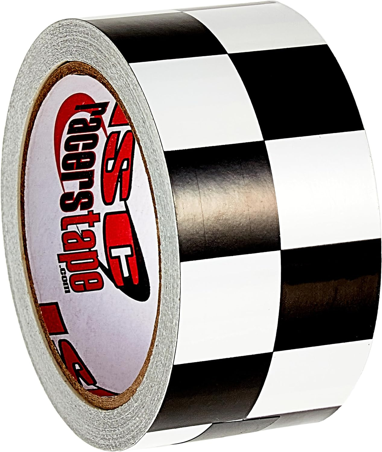 Allstar Performance ALL14149 Black and White Checkered 2" X 45' Racer'S Tape image number 1