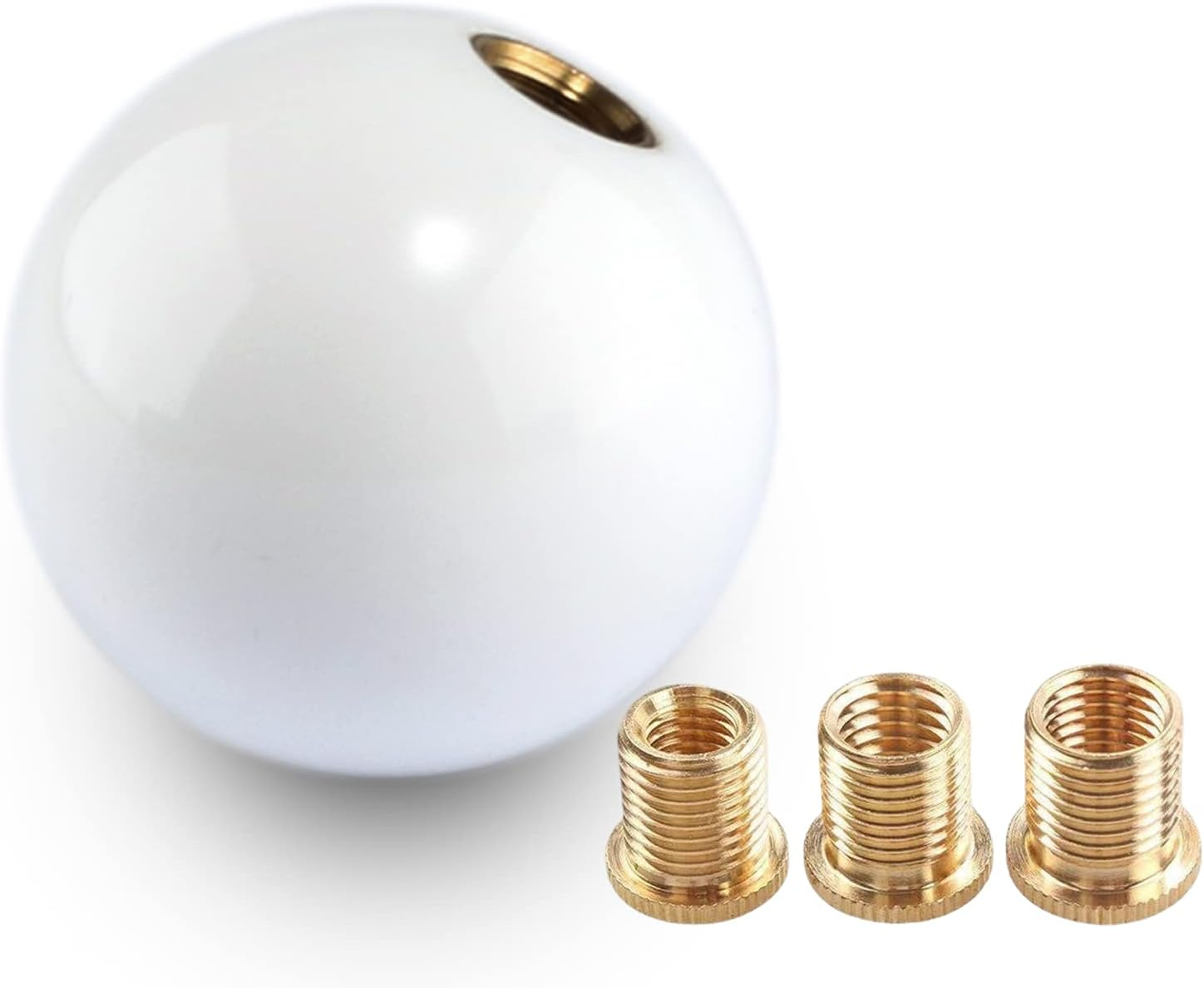 YIUIY M8X1.25, M10X1.25, M10X1.5 Shift Knob Adapters Gear Shifter Knob Thread Screw Adapter for 5 6 Speed Manual Automatic Vehicle Gold