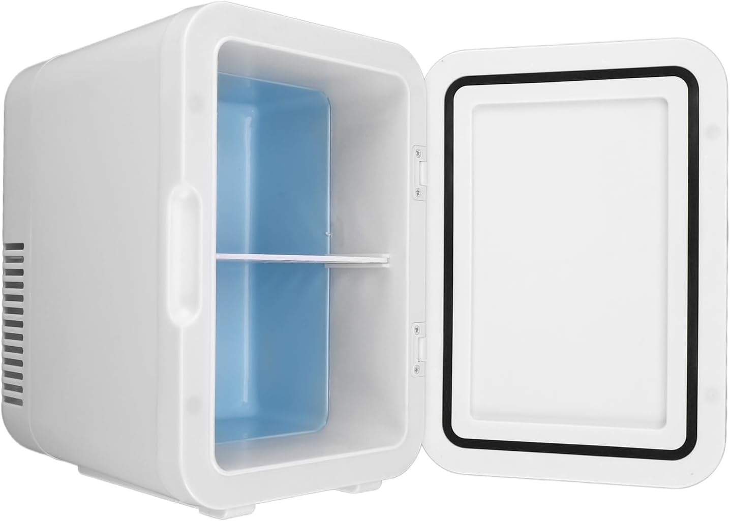 Portable Mini Fridge for Bedroom, 6L Thermoelectric Cooler and Warmer for Food Drinks Skincare Beauty Makeup, Personal Compact Refrigerators for Car Home Office Dorm College image number 3