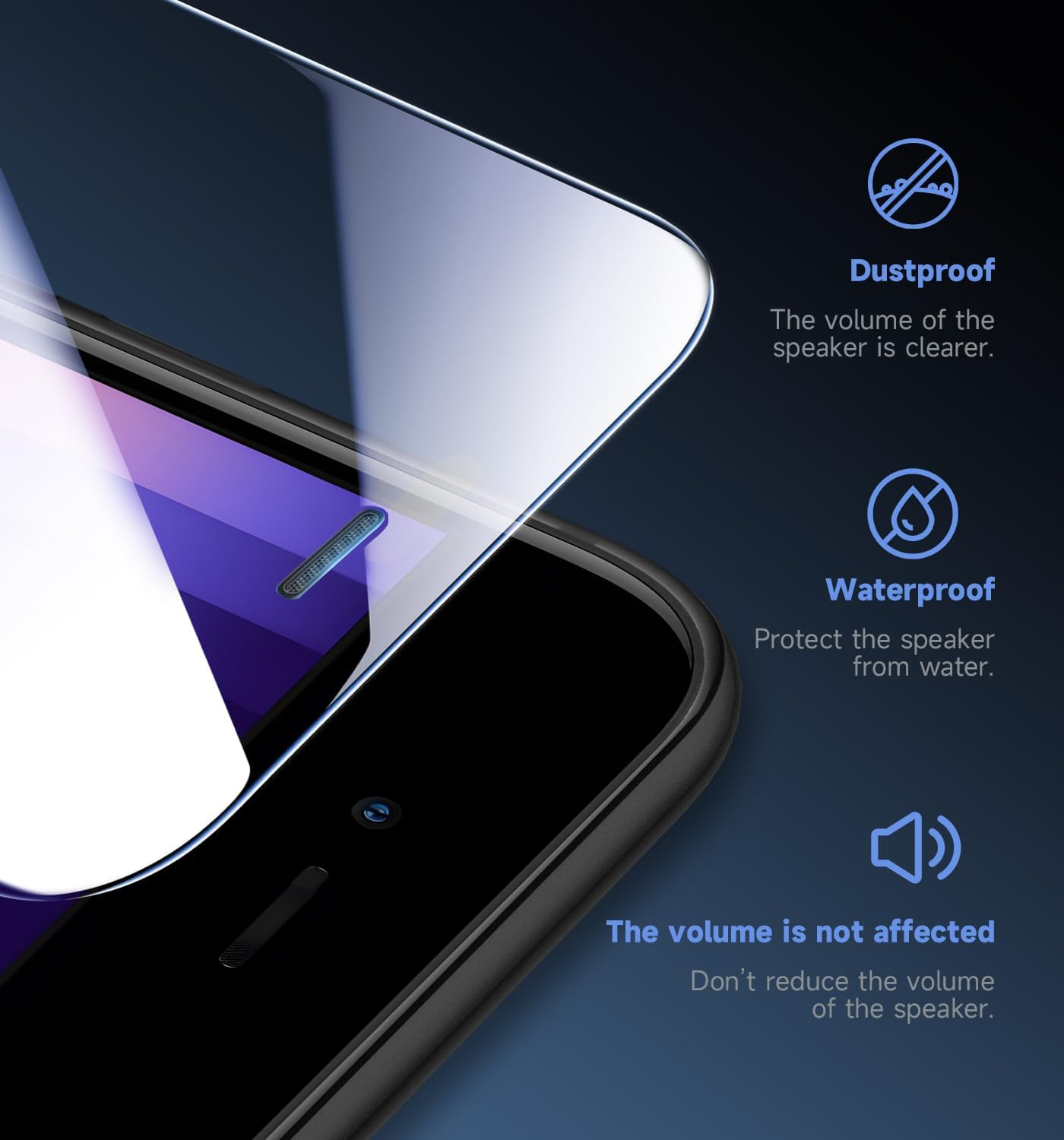 MAGIC JOHN 2 Pack for Iphone SE 3/2 (2022/2020 Edition), Iphone 8/7/6/6S Tempered Glass Screen Protector, Auto Dust-Elimination, Bubble Free, HD Clear, Easy Installation