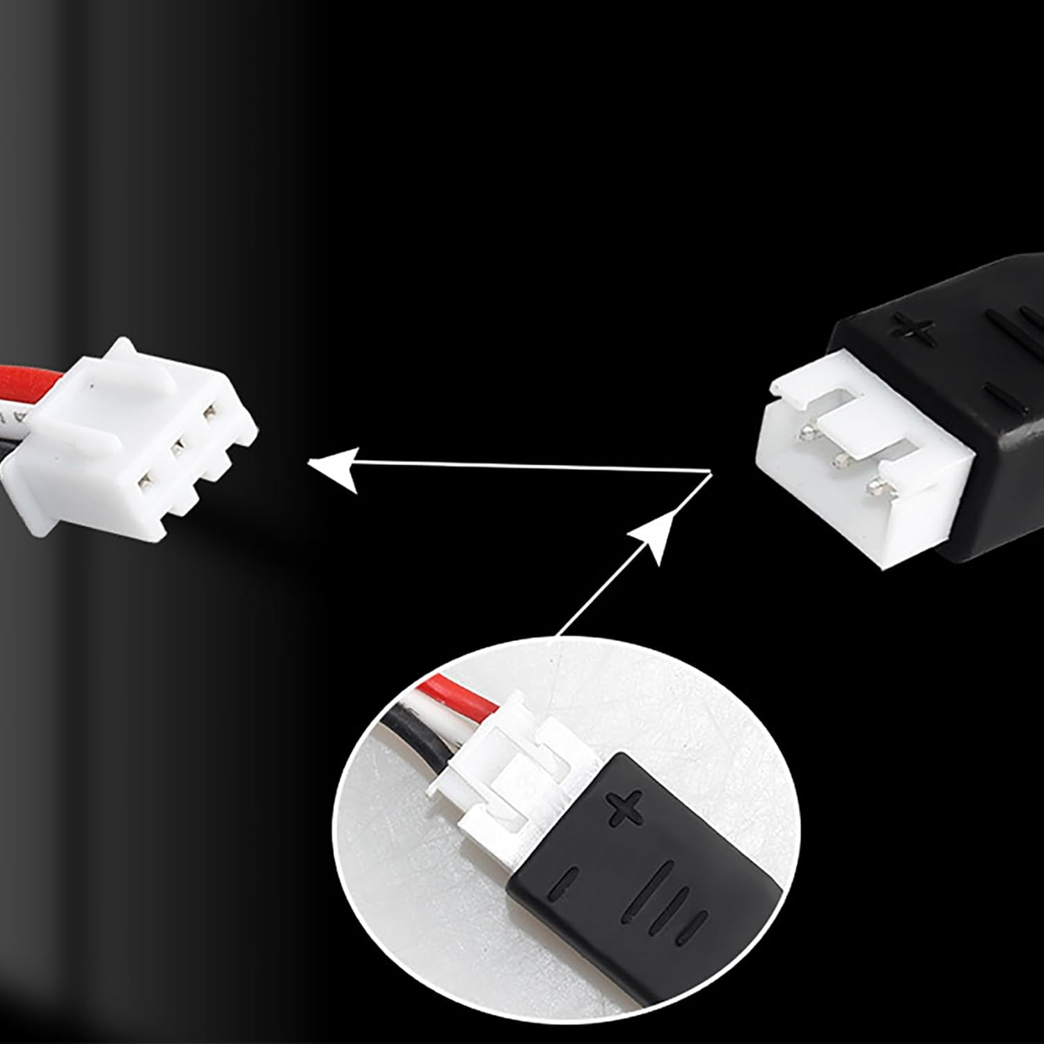 Tunghey 2Pack USB Charger Cable LED Indicator Compatible with 800Ma 2S 7.4V Li-Po Batteries for RC Dro-Nes/Qua-Dcopter/Veh-Icles with XH-3P Connector image number 6