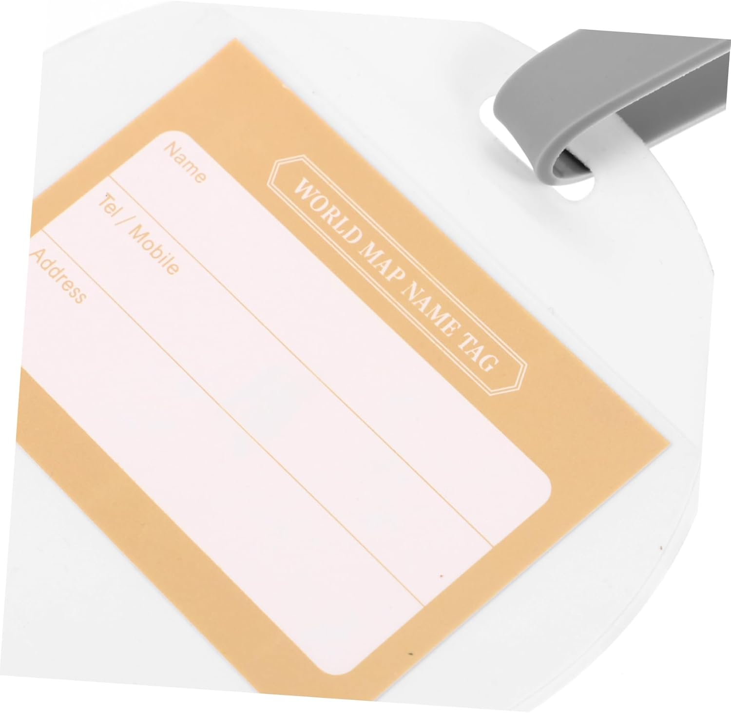 SHERCHPRY Funny Luggage Tags Suitcase Tag Identifier World Map Design for Travel image number 1