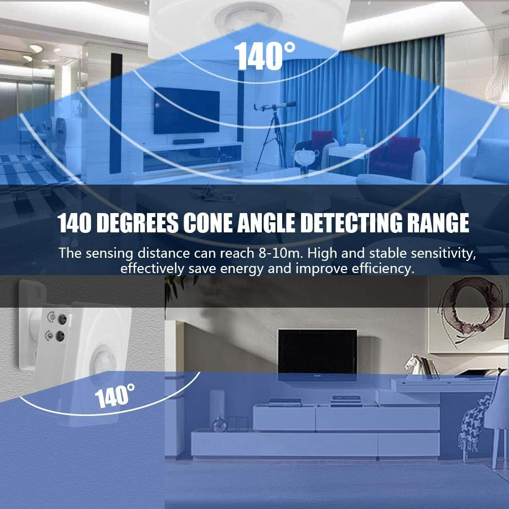 Sensor,Richer-R 12V Automatic Adjustable Infrared PIR Motion Sensor with Adjustable Range Button,Human Body Induction for LED Light Wide Applications image number 2