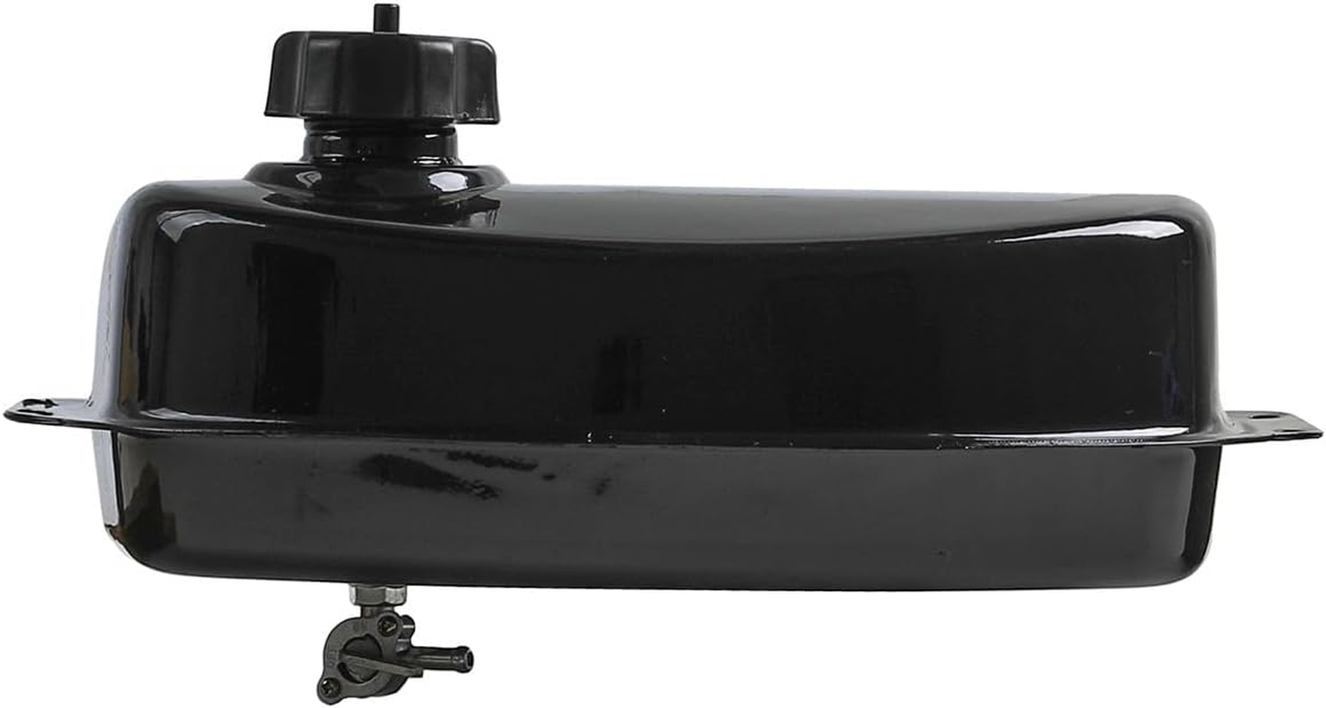 YC Yier Fuel Gas Tank with Cap & Petcock for 110Cc 125Cc 150Cc Go Kart Dune Buggy ATV Lawn Mower GY6 Kandi Sunl Roketa Coolster Taotao