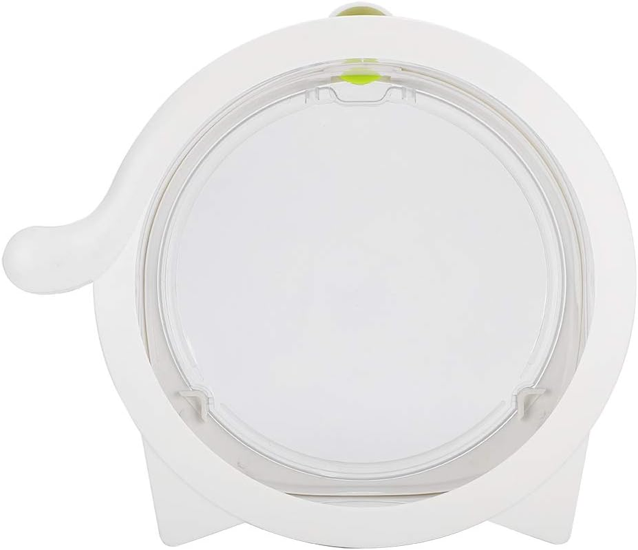 Cat Shaped Pet Door Easy Install Plastic Kitty Passage in Out Freedom for Cats White Cat Flap with Rotate Switch Perfect for Home & Apartment Pet Owners image number 3