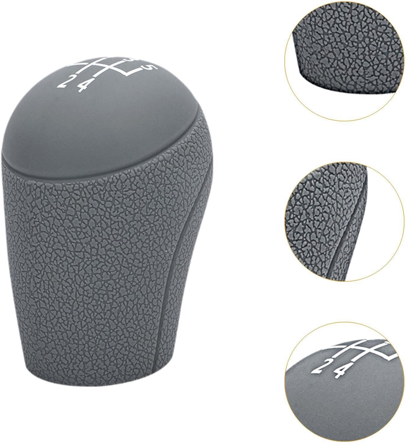 Car Gear Shift Knob Cover, Manual Gear Shift Knob Protector Silicone Universal for Cars, 5 Gears