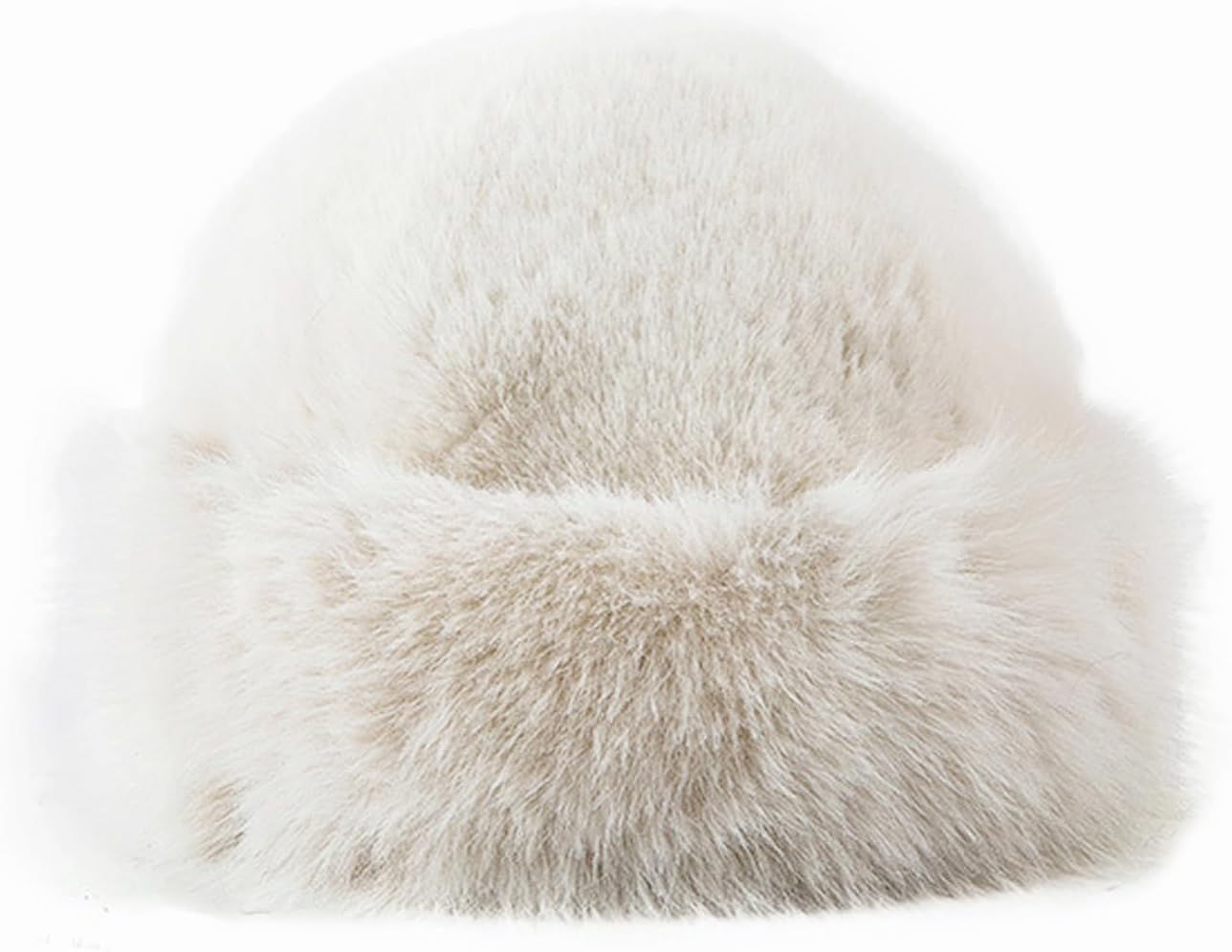 Lopsity Women'S Faux Fur Winter Bucket Hat Fluffy Warm Hat for Men Fuzzy Bucket Hat Winter Wrap Hat