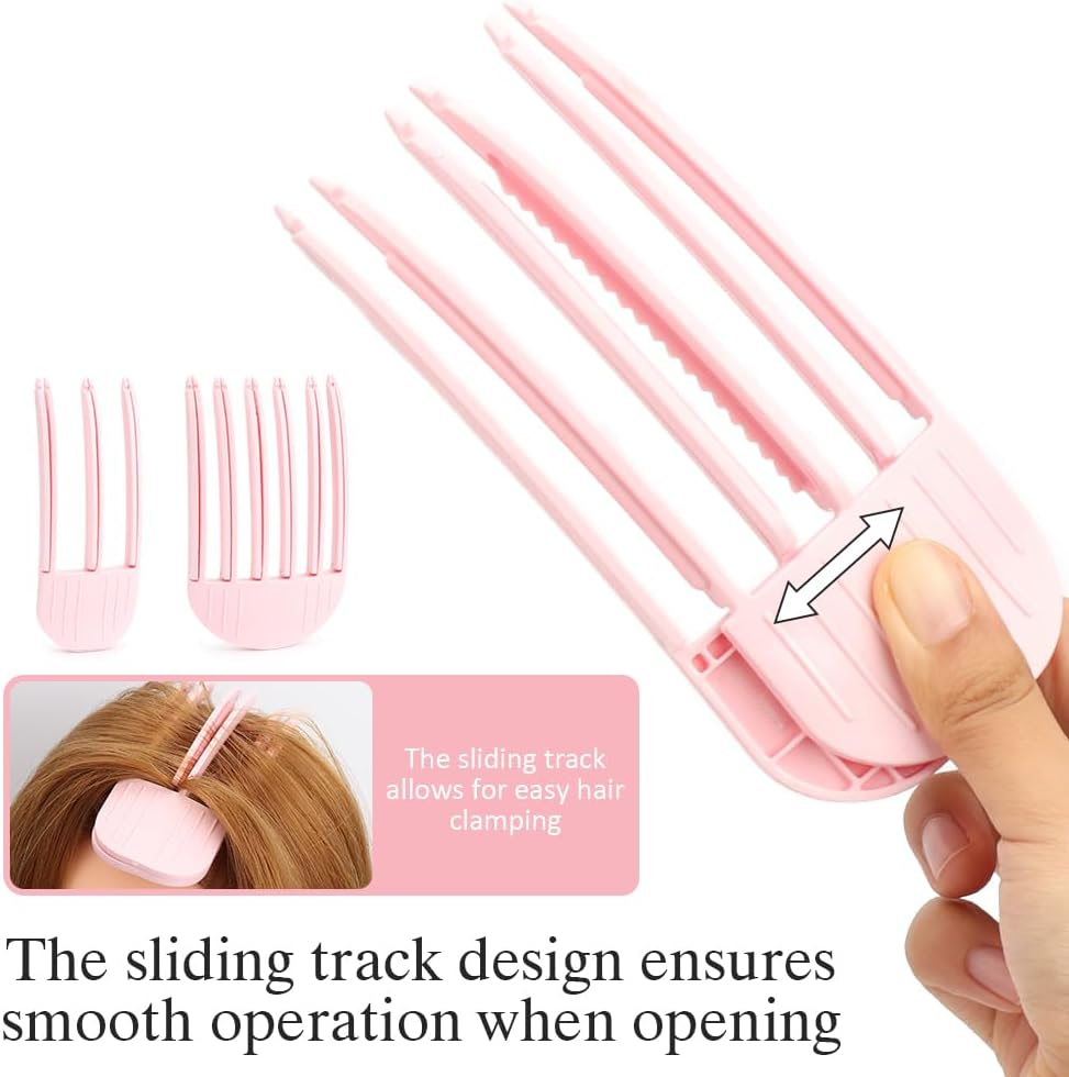 6 Pieces Volume Clips Hair Set, Naturally Fluffy and Voluminous Hair Clip for Fluffy Ponies, Simple and Durable Fluffy Hair Root Clip, Suitable for Men and Women image number 4