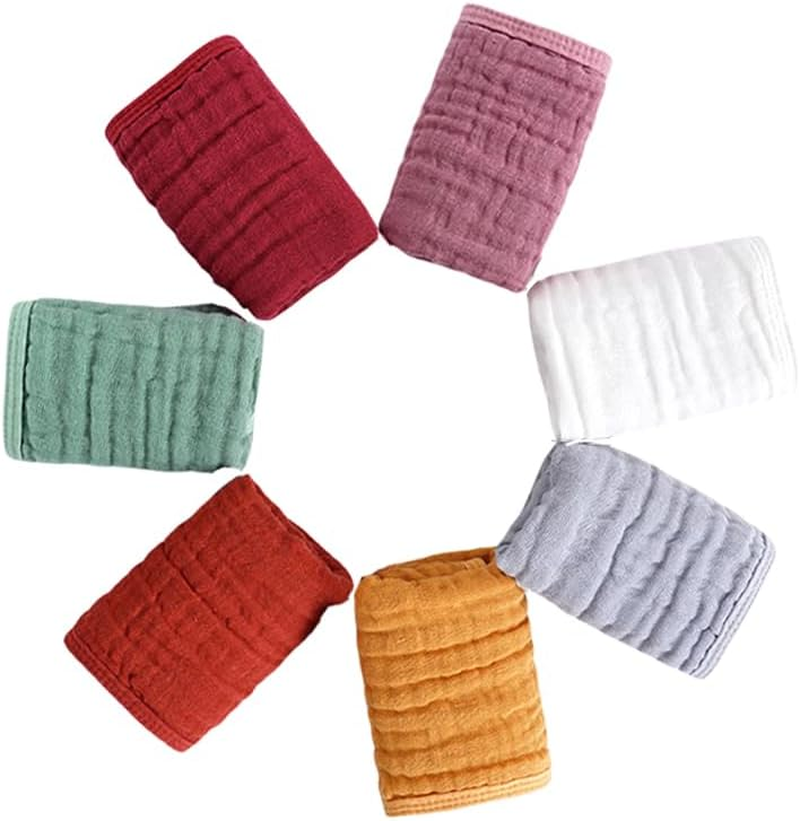 Agrap 7-Layer Pure Cotton Hiccup Cloth, 100% Cotton, 20 Inches X 10 Inches, Suitable for Baby Drool and Grooming, Soft, Safe, and Gentle Baby Bath Towel, Gender Free, Is the Best Gift Choice (Small) image number 1