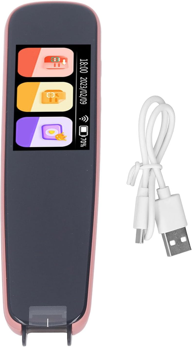 Exam Reading Pen Scanner, Language Translator Device, Dictionary, Real Time Text to Speech OCR Wifi Translator for English Learning, 600Mah Battery image number 3