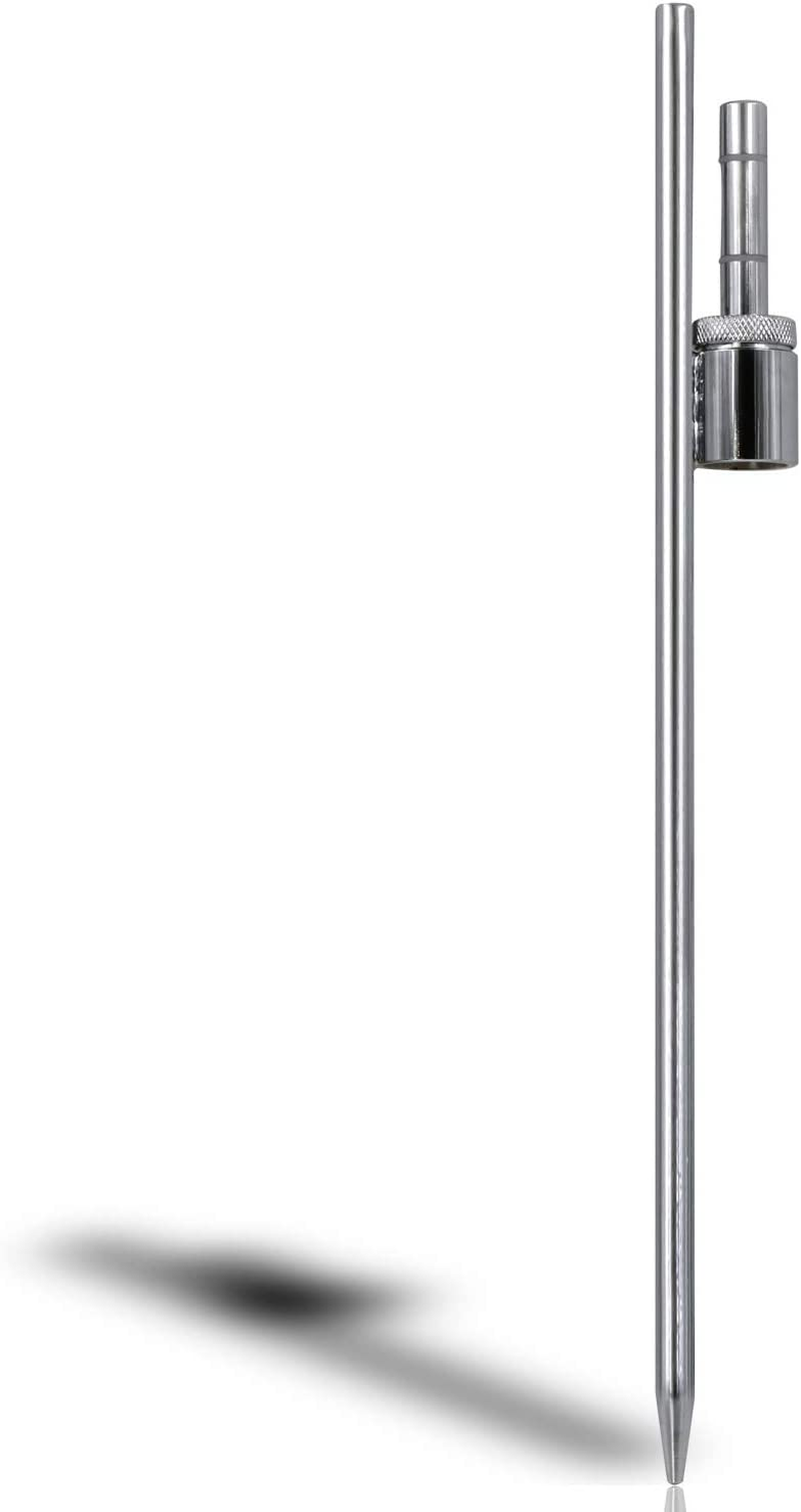 Anley 19.5-Inch Ground Stake - Stainless Steel Spike with Sleeve Bearing - Fits Flutter Banner Flag Poles with a 0.65" Inner Diameter - Feather Flagpole and Flag Not Included, Stake Only