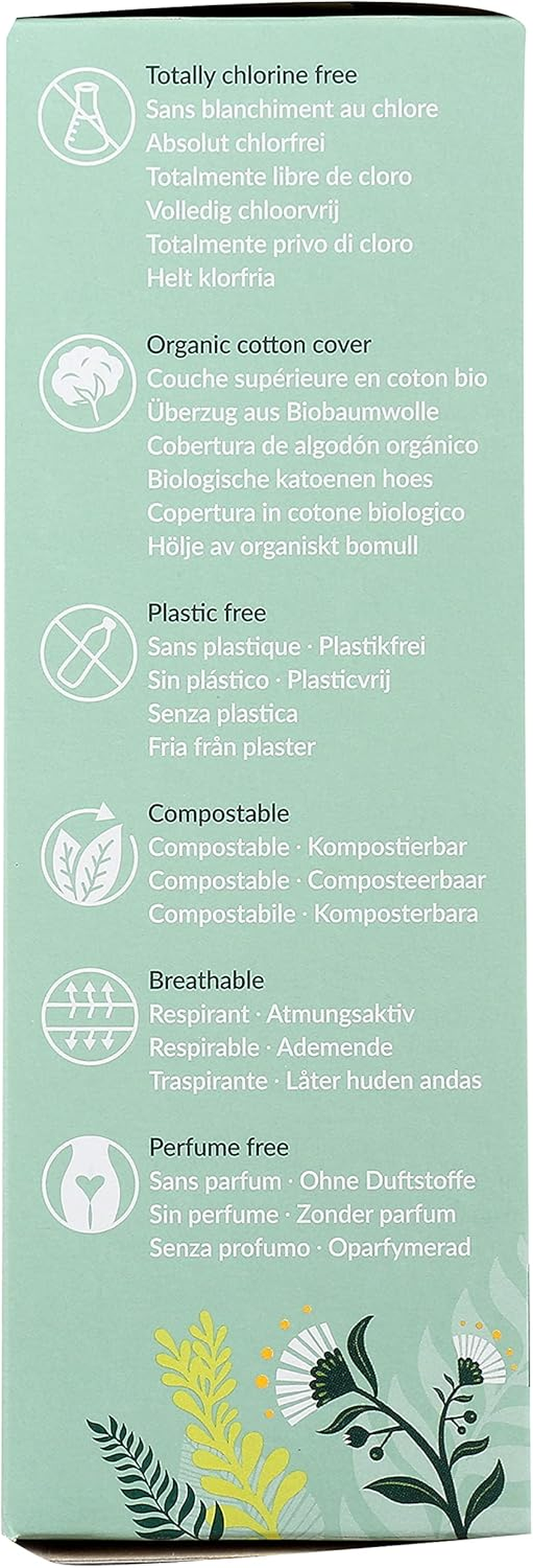 Natracare Mini Panty Liners 30 Pack, 30 Count, Pack of 30 image number 6