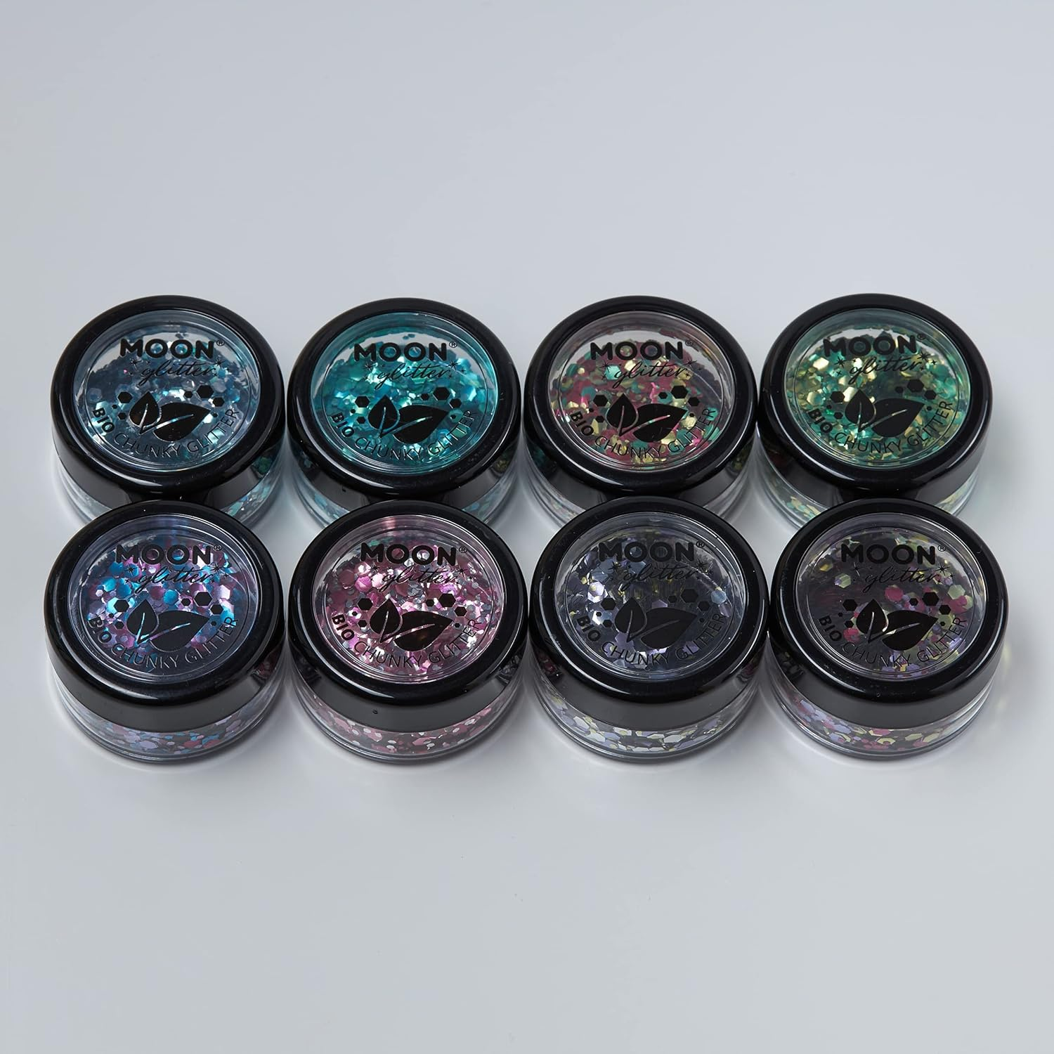 Mystic Bio Biodegradable Eco Chunky Glitter by Moon Glitter - 100% Cosmetic Bio Glitter for Face, Body, Nails, Hair and Lips - 3G - Glacier - Aquarium image number 6