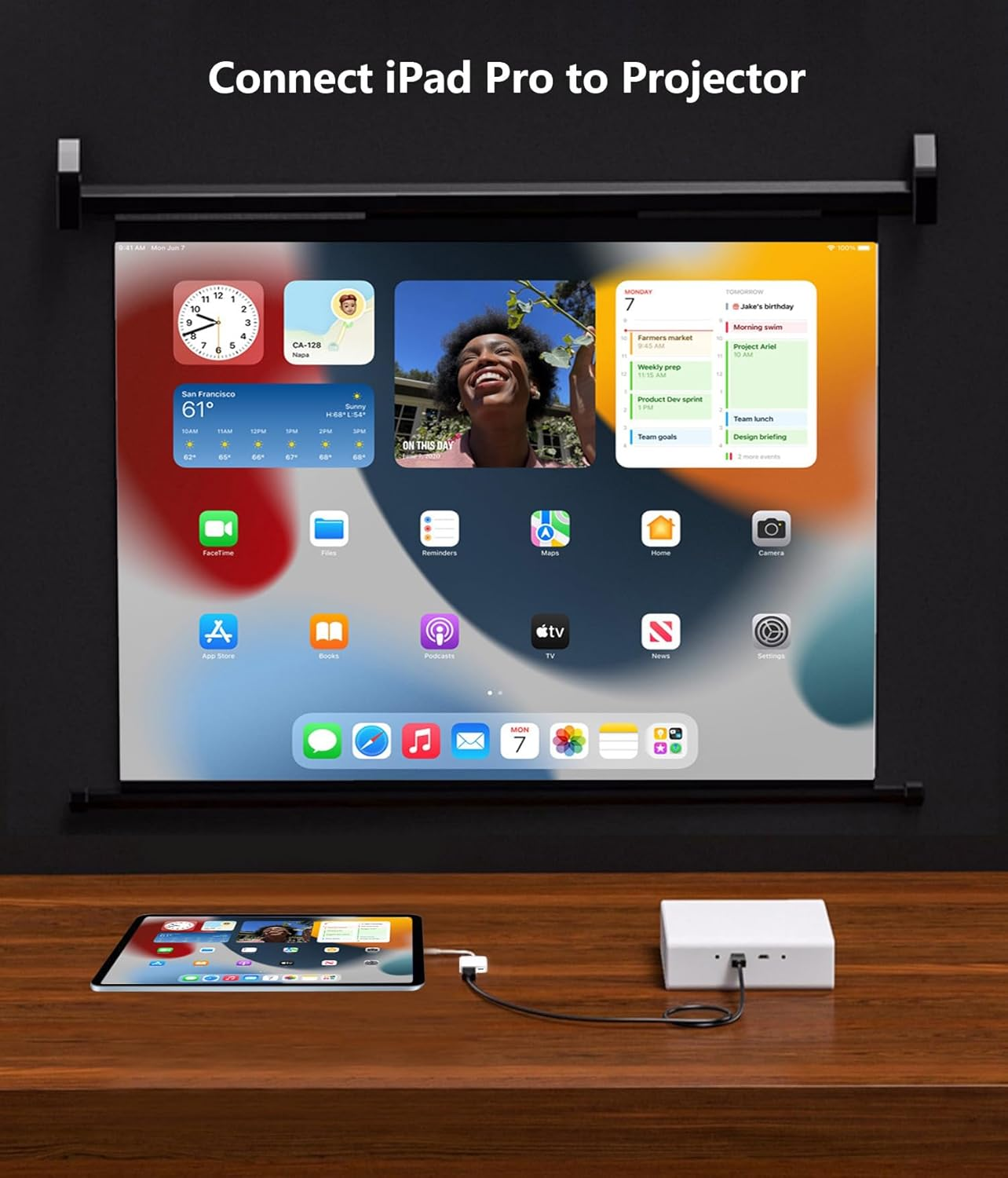 Wahbite Apple USB-C to HDMI Adapter 4K@60Hz for Iphone 15 Macbook Pro Air Ipad Pro, USB 3.1 Type C Digital AV HDMI 2.0 Cord Compatible with Samsung Galaxy S23/S22, Pixelbook, XPS and More image number 5