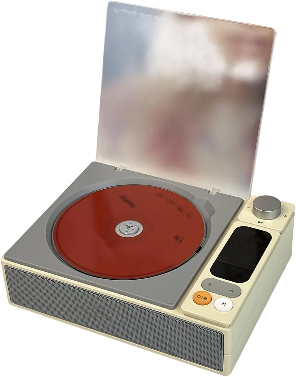 Oxtxuzdm Portable Hifi Music Player with Multiformat Supports & Built-In Speakers Durables ABS Design for Travel Home Office Portable Cds Player for Travel image number 2