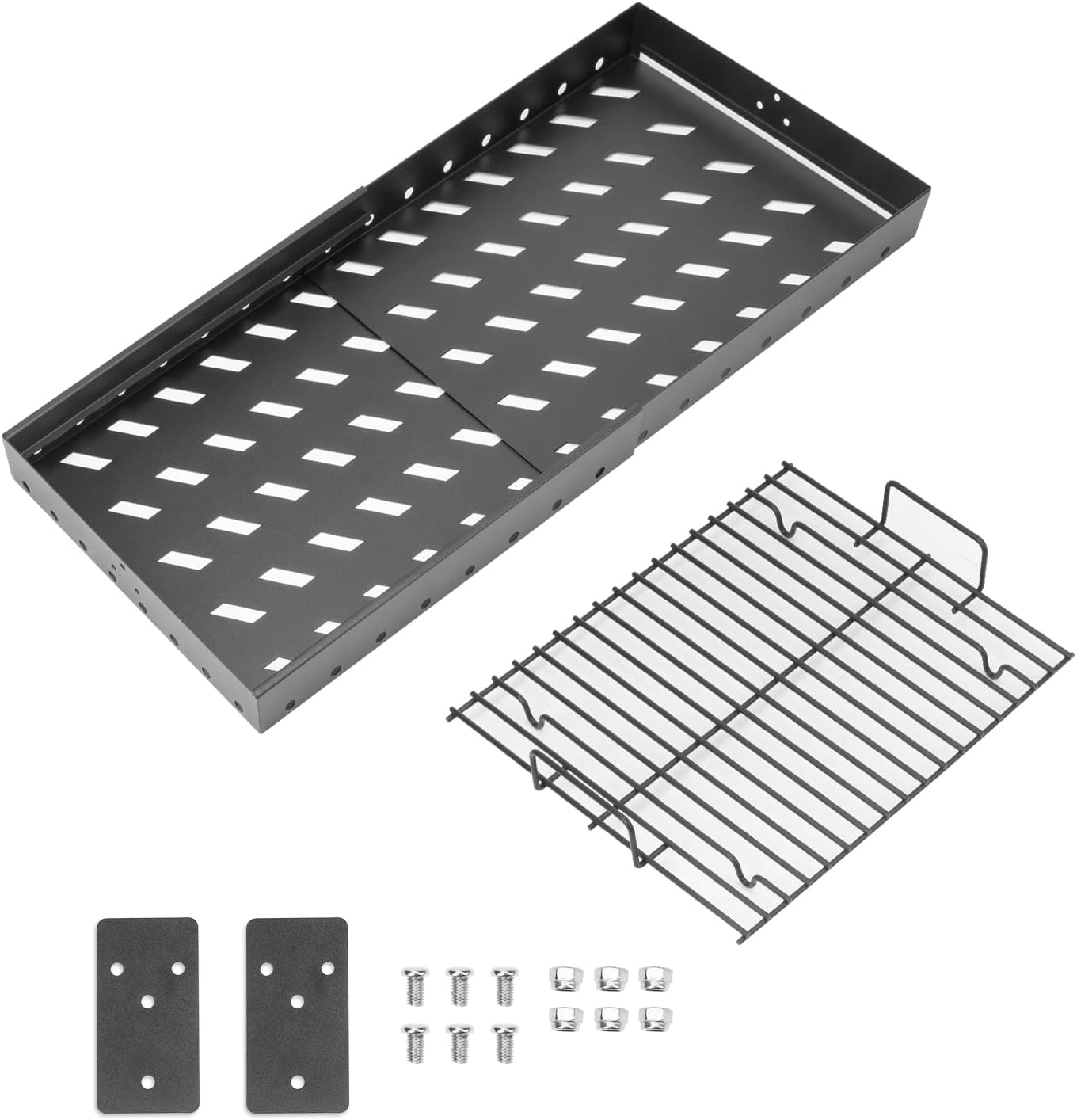 15-28 Inch Stretchable Charcoal Tray for PS9900, 47183T-21, High-Temperature Coating Charcoals Basket for HC4518L PS9500 8500 6800 6500 SH19030119 SH19030219 SH9916 Smoke Hollow Grill Replacement Part image number 1