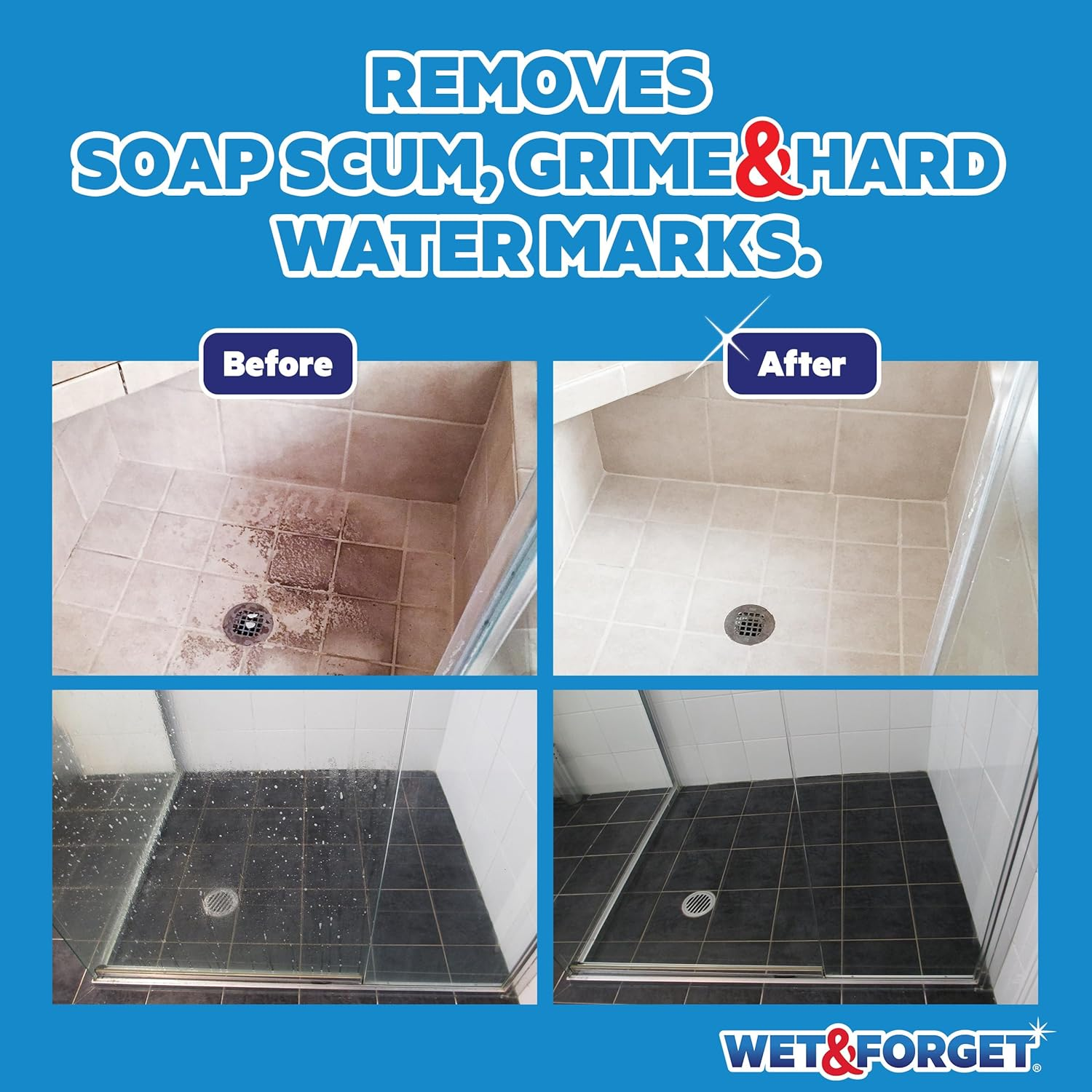 Wet & Forget Shower Witch 2 Litre No-Scrub Shower Cleaner Spray | Bathroom Cleaner for Soap Scum, Tiles & Glass | | Safe for Septic Tanks | NZ Made image number 2