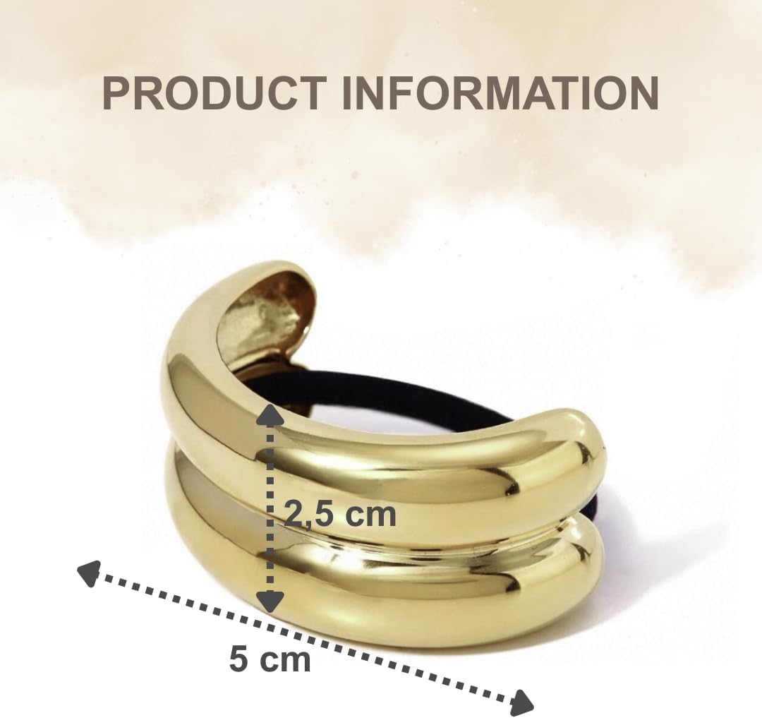 Pack of 2 Hair Cuffs image number 4