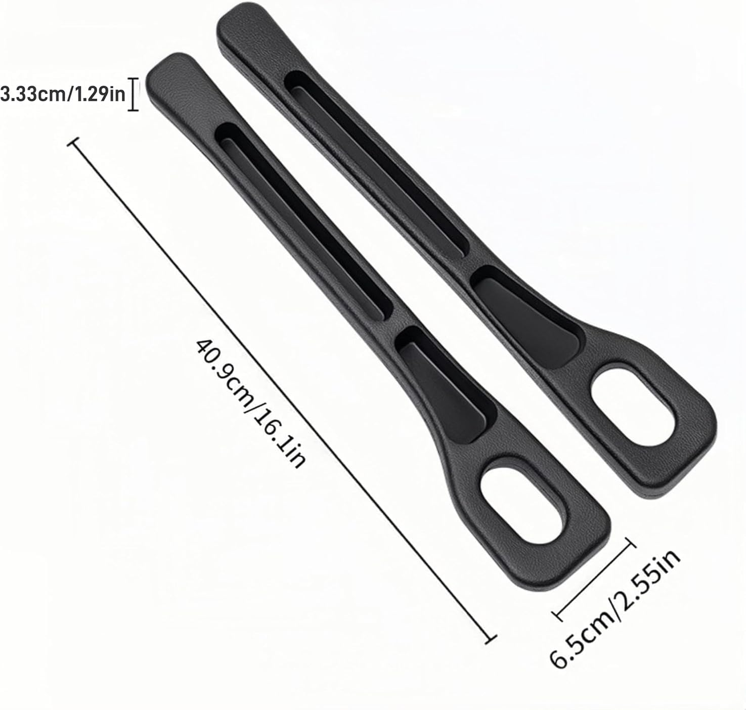 2PCS Car Seat Gap Organiser with Phone Holder - Elastic Leather Storage Box for Mobile Phone, Keys, Cards - Fits between Seat & Console to Prevent Items Falling image number 6