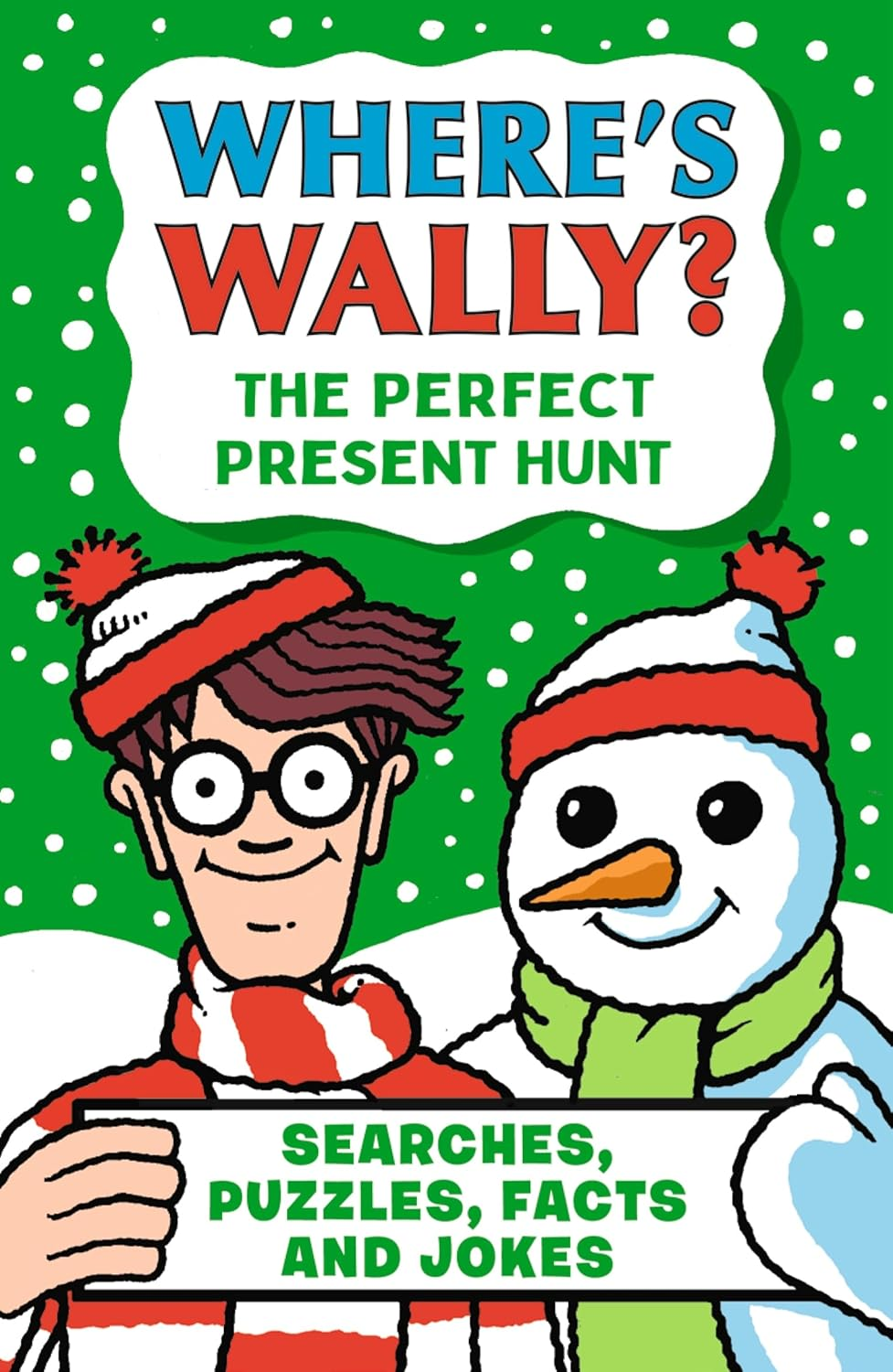 Where'S Wally? the Perfect Present Hunt: a Fun Stocking Filler Christmas Present Book Packed with Festive Puzzles, Jokes and Facts for Boys and Girls Age 6,7,8 image number 1