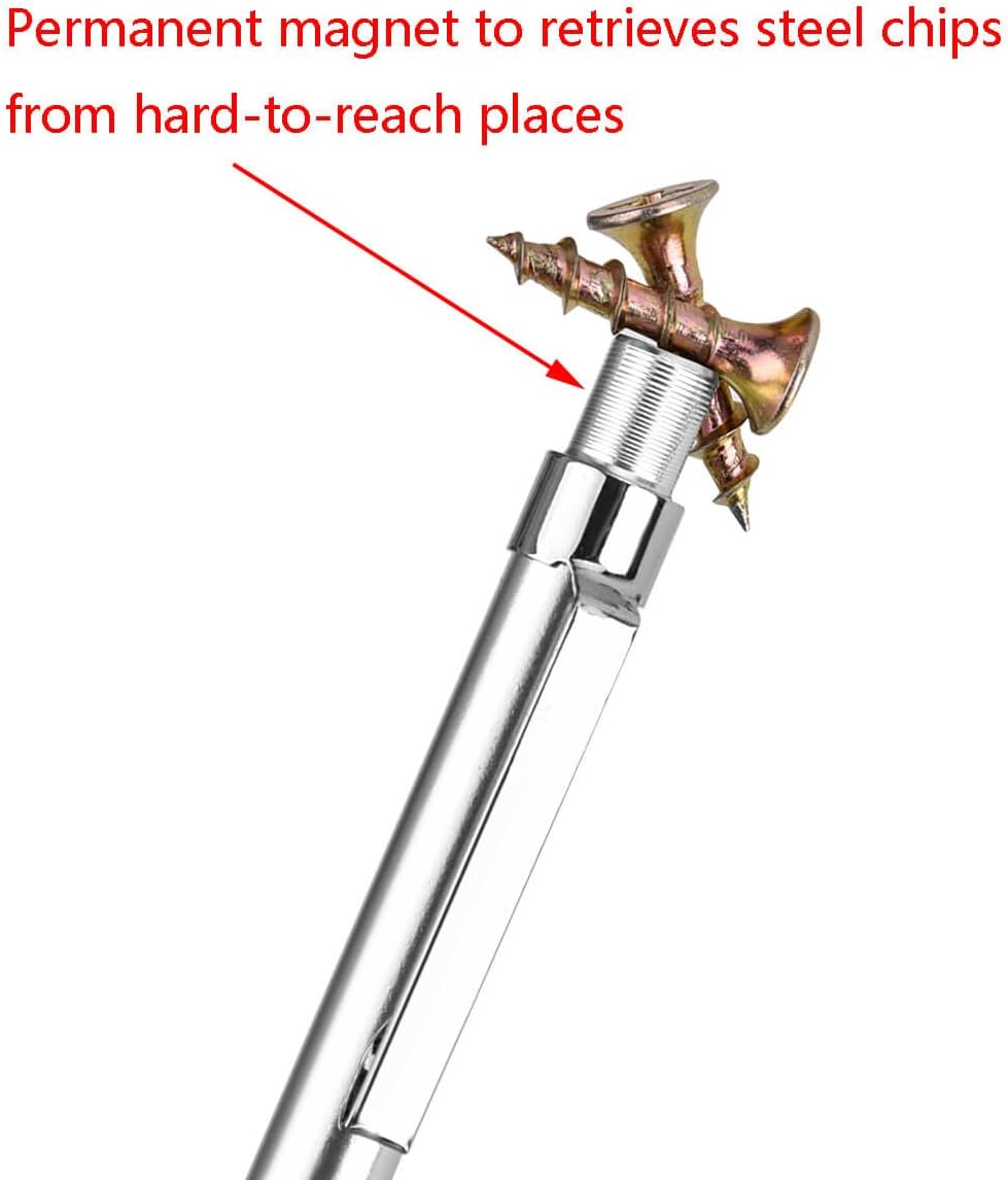 Tungsten Carbide Scriber with Magnet - Aluminum Etching Engraving Pen with Clip for Glass/Ceramics/Hardened Steel by Fabcell (2 Pcs) image number 3