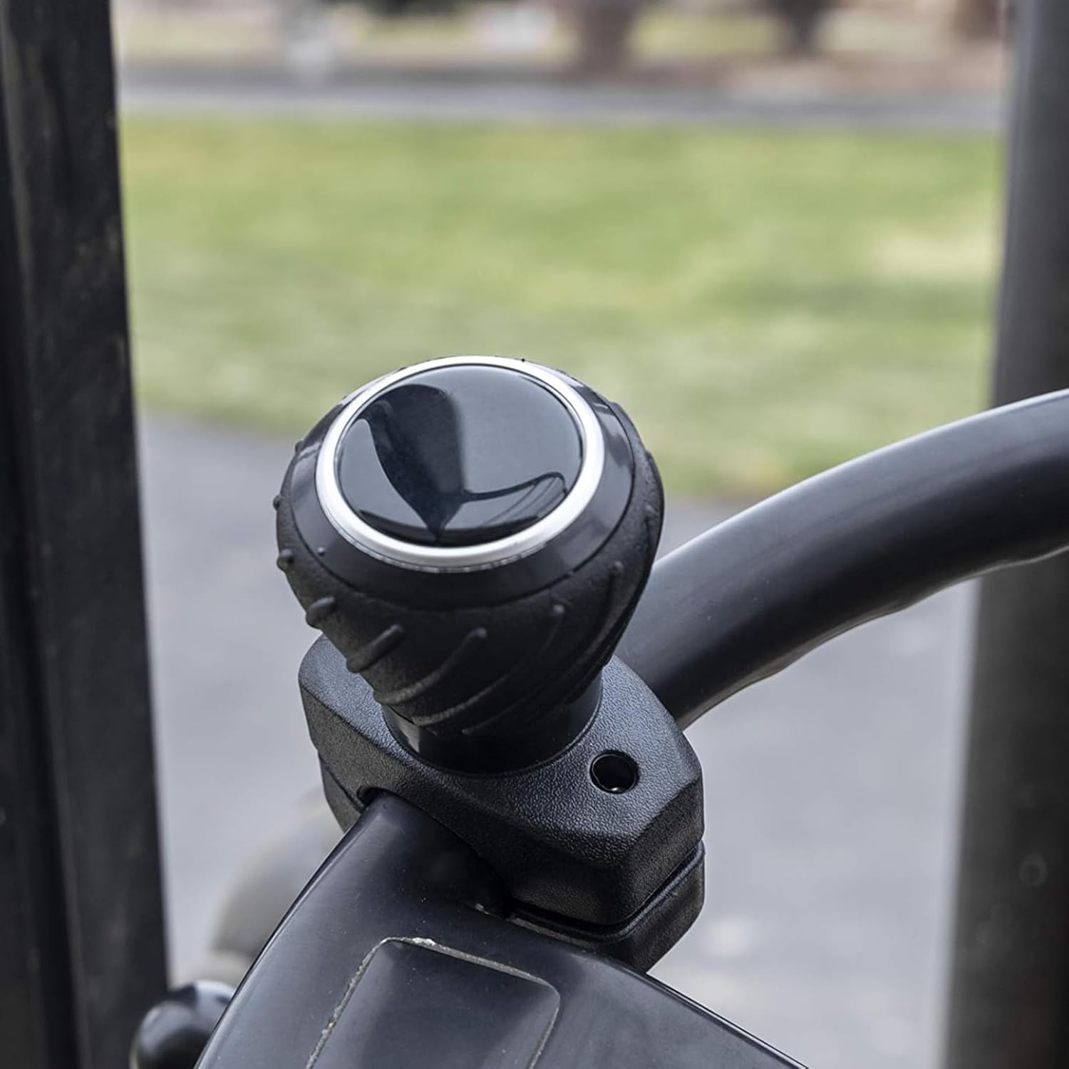 MAEZOE Steering Wheel Spinner Knob, Universal Steering Wheel Ball Knobs for Cars, Trucks, Tractors, Mowers, Forklifts, Etc image number 1