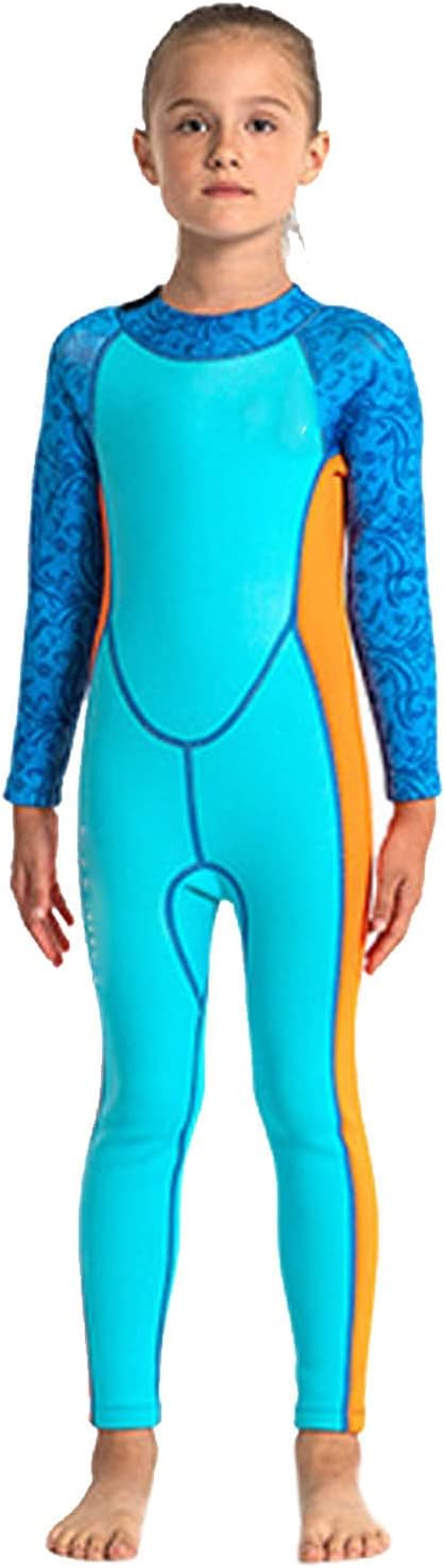 Children'S Wetsuit Sun Protection Warm Soft Long Sleeve Children'S Wetsuit for Diving Snorkeling image number 3