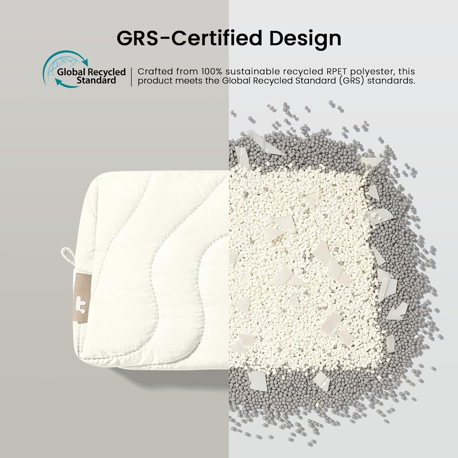 Tomtoc Cable Organiser Bag, Puffy Travel Tech Pouch Electronic Cord Organiser EDC Bag Travel Essentials for Women Girls Gifts, Portable Accessory Storage for Charger, Cord, Cable, Phone, Daily Items image number 1