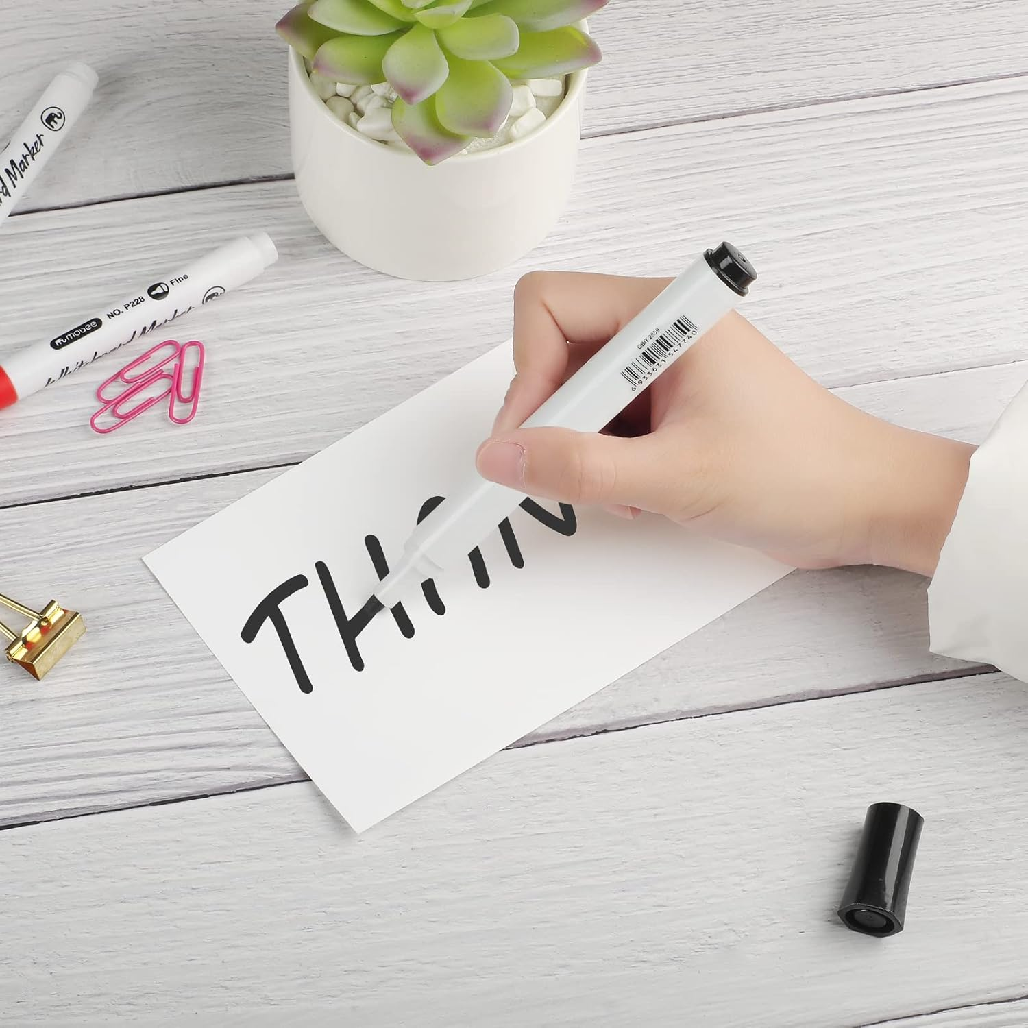 Maxgear 4X6 Inch Removable Labels 100 Sheets, Water/Oil/Tear Resistants No Residue for Home Packing Box and Storage Bins, Matte White Paper Sheets, Permanent Strong Adhesive, Dries Quickly image number 4