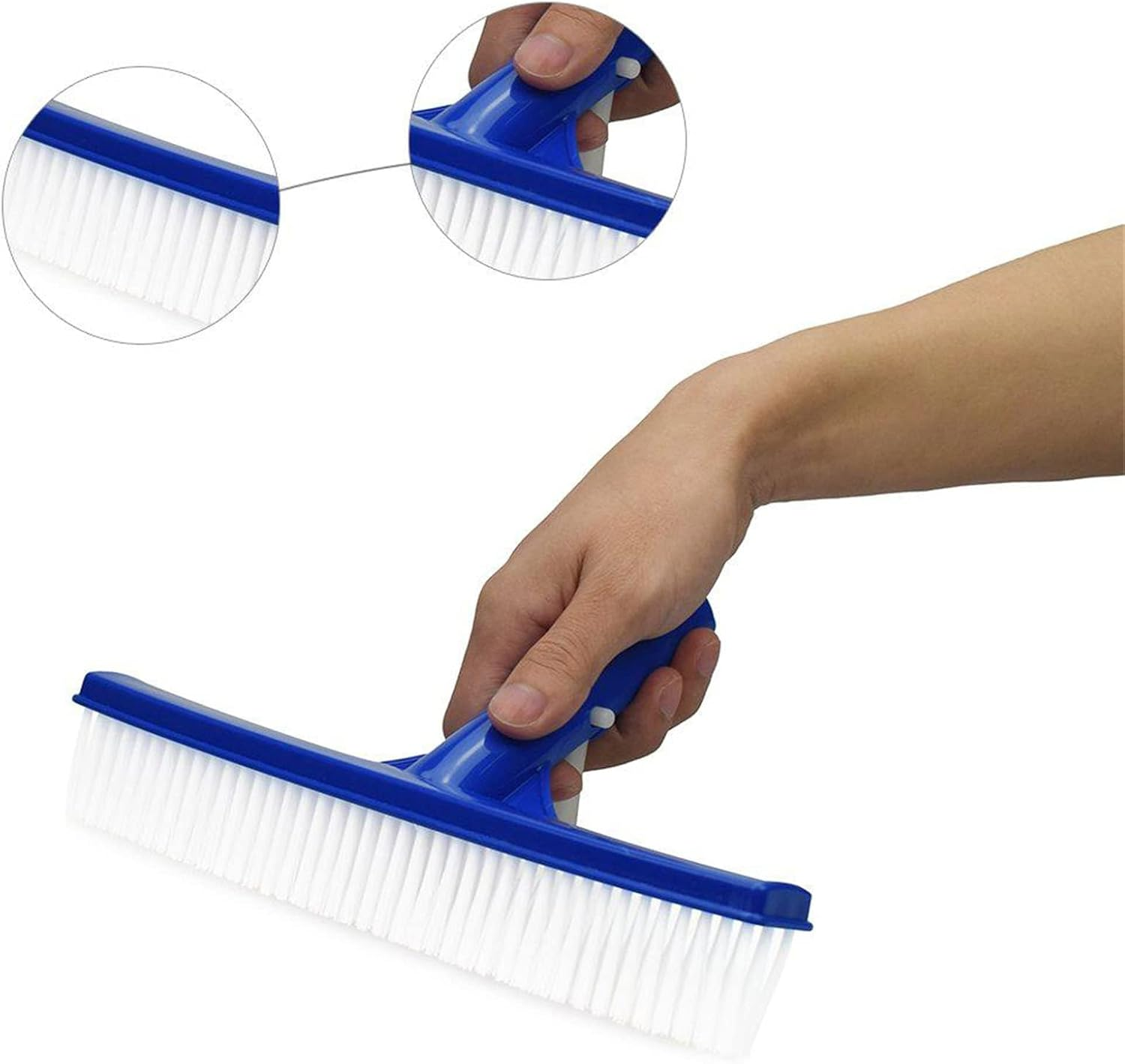 Chenyin Swimming Pool Brush,9.8'' Brush Head,Heavy Duty Pool Brush for Cleaning Pool Walls,Tiles,Floors Etc.(Pole Not Included) image number 4