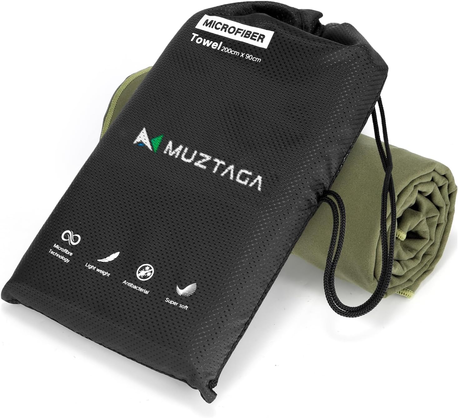 Microfiber Beach Towel-Perfect for Travel, Sports, Camping, Swimming, Yoga, Gym- Quick Dry, Sand Free, Compact, Lightweight, Absorbent (Blue, Large (160X90Cm, 63X35&rdquo;))