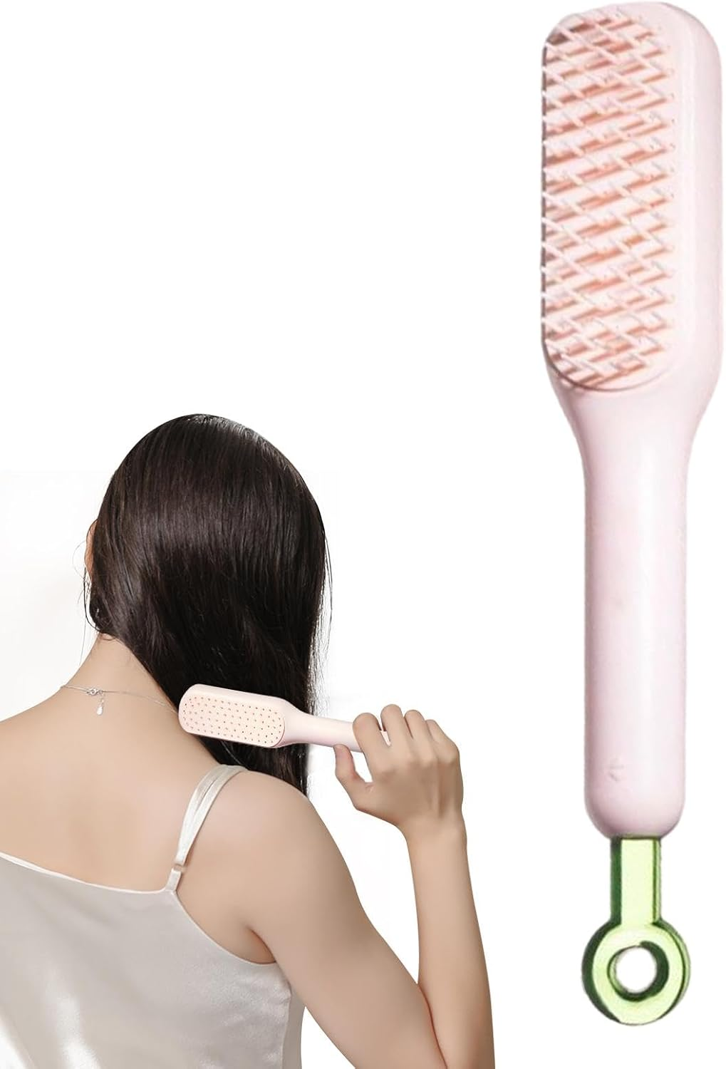 Retractable Hair Brush | Massage Comb Women | Portable Hair Brush, anti Static Combs, Portable Hair Brush, Anti-Static Massage Comb, Easy Clean Hair Brush, Hair Styling Tools for All Hair Types