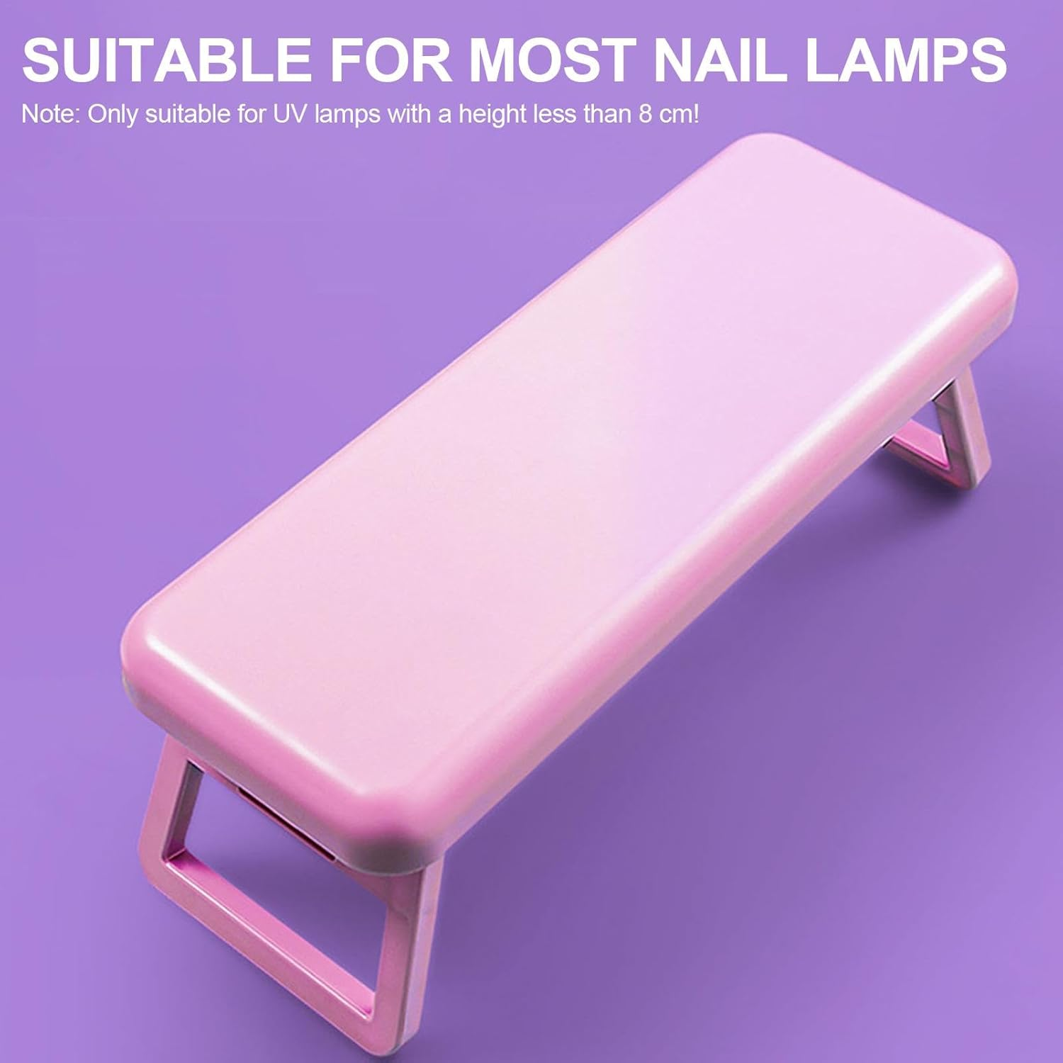 Manicure Hand Rest | Comfortable Nail Arm Rest, Manicure Hand Pillow Stable,Foldable Hand Holder for Nails Tech, Portable Nail Armrest, at Home, Professional Nail Salon, Out for Services - Gray image number 6