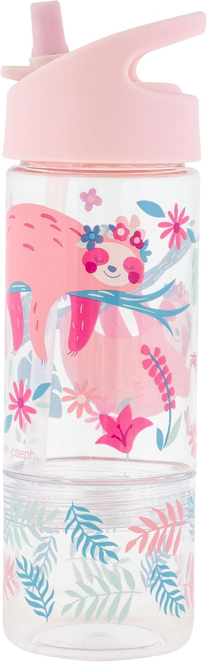 Stephen Joseph SIP and Snack Sloth Bottle Combo Bottle 350Ml + Snack Cup 104Ml, 2.5&rdquo;X 8.25&rdquo; (6.3Cm X 2Cm), Pink image number 6
