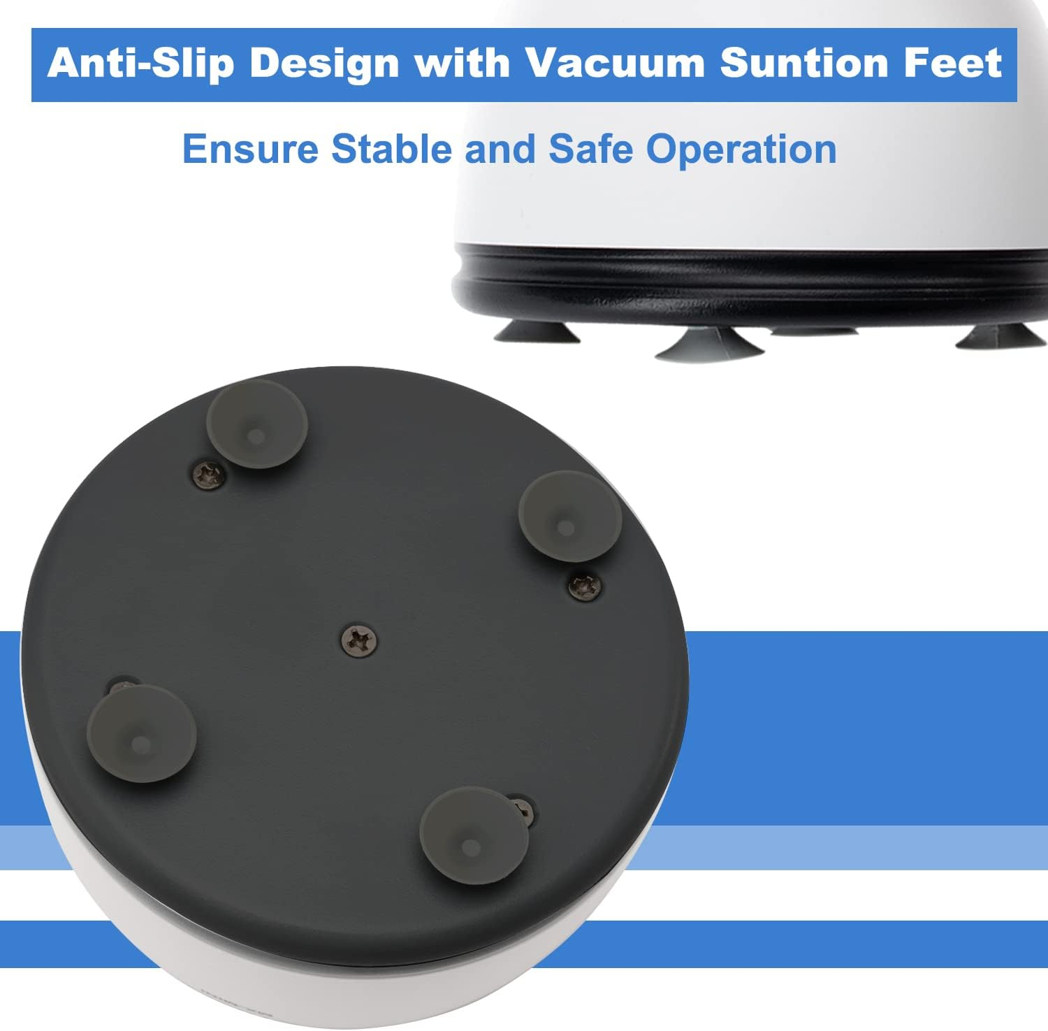 Onilab Mini Vortex Mixer with Touch Function, Lab Mixing, Nail Polish,Tattoo Ink,Eyelash Adhesives and Acrylic Paints Mixing, Lab Vortexer for Centrifuge Tubes and Test Tubes,Blue image number 6