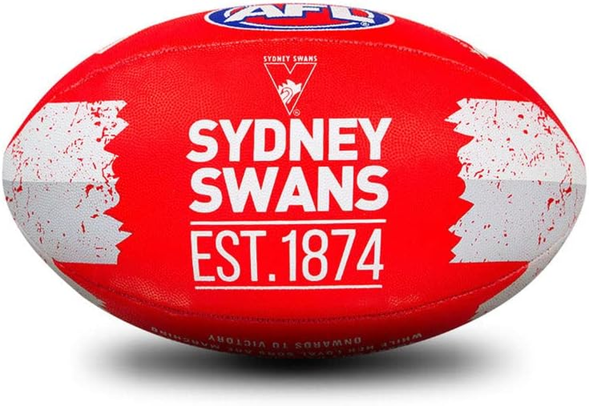 Sherrin AFL Sydney Swans Song Football, Size 2 image number 1
