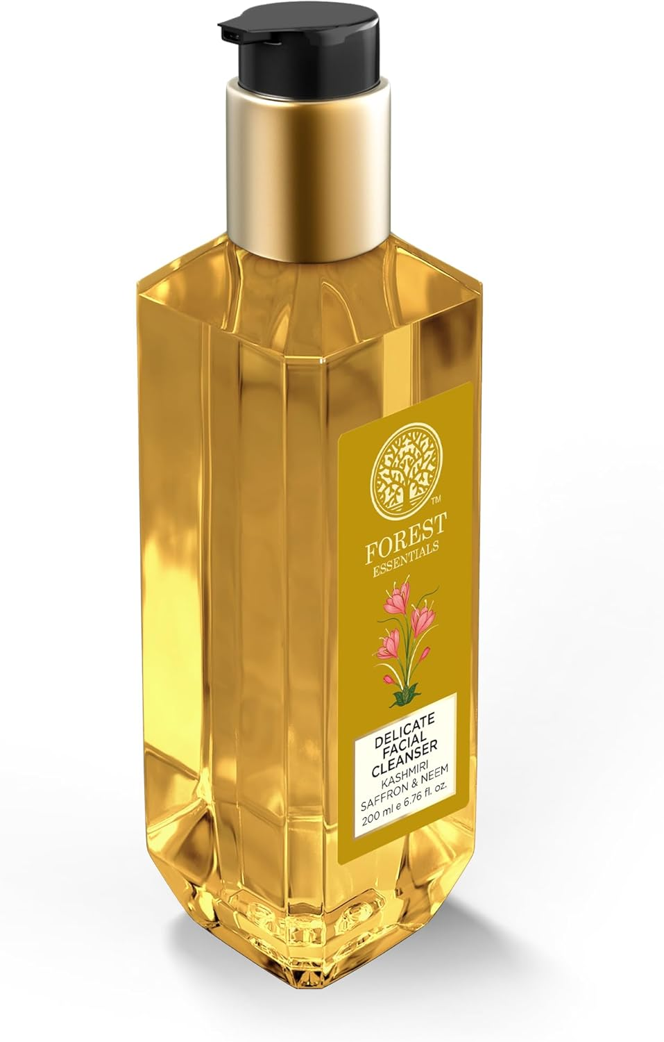 Forest Essentials Delicate Facial Cleanser Saffron & Neem image number 6